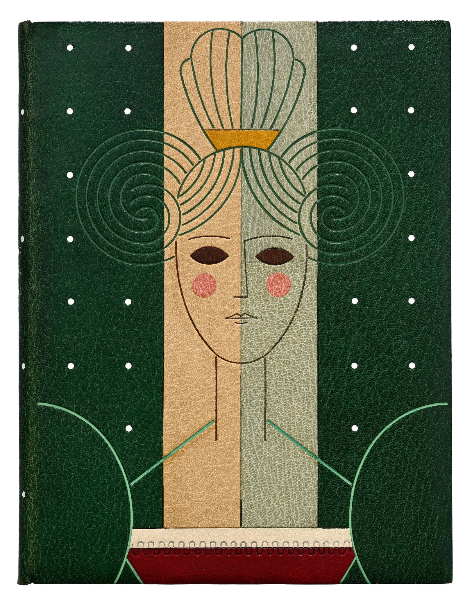 NERVAL (Gérard de). Sylvie. Paris, Société littéraire de France, 1919\. In-8: NERVAL (Gérard de). Sylvie. Paris, Société littéraire de France, 1919. In-8° relié plein maroquin vert forêt, dos lisse, décor mosaïqué au plat sup.