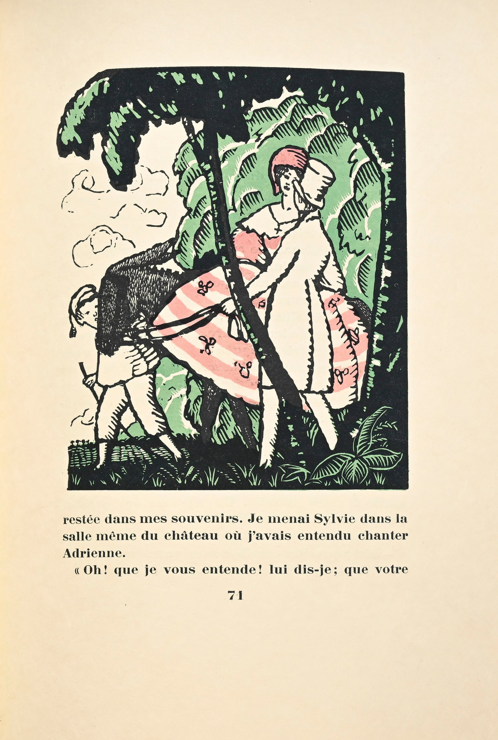 NERVAL (Gérard de). Sylvie. Paris, Société littéraire de France, 1919\. In-8 - 6