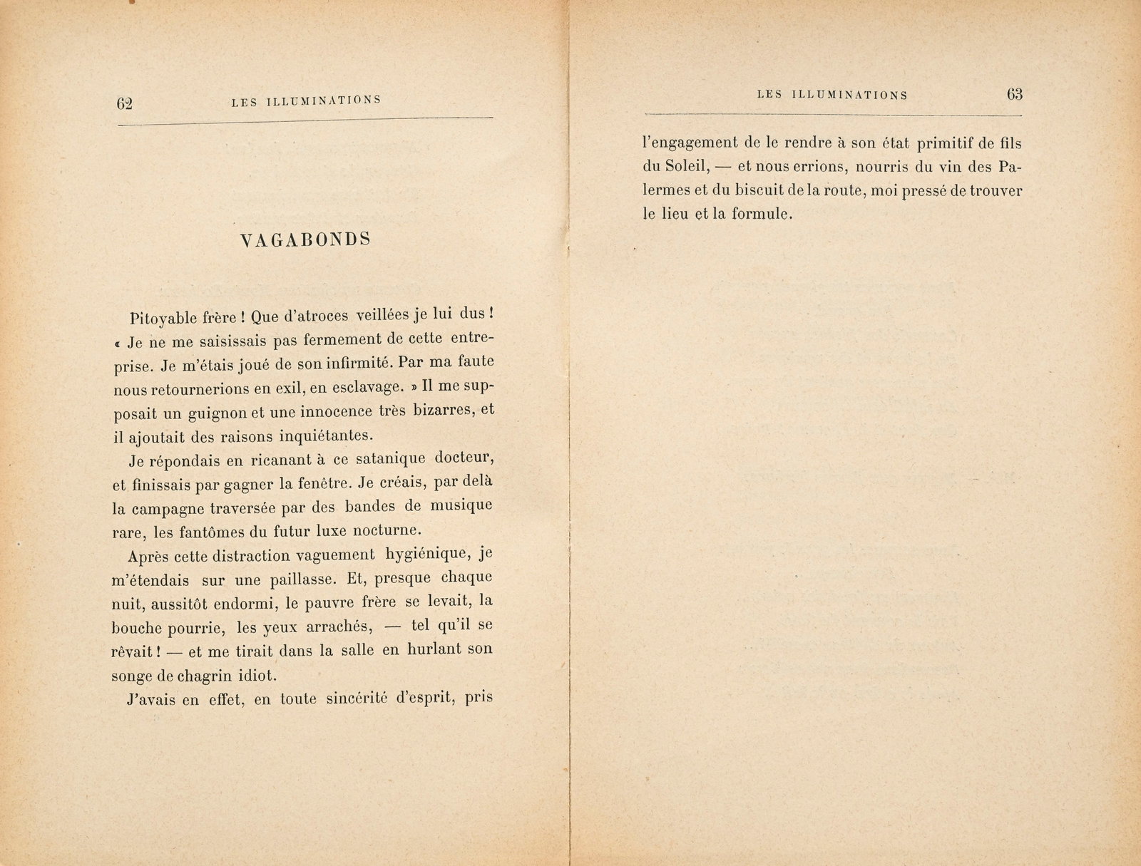 RIMBAUD (Arthur). Les Illuminations. Une Saison en enfer. Paris, Léon Vanier, 1891. In-12 broch - 2