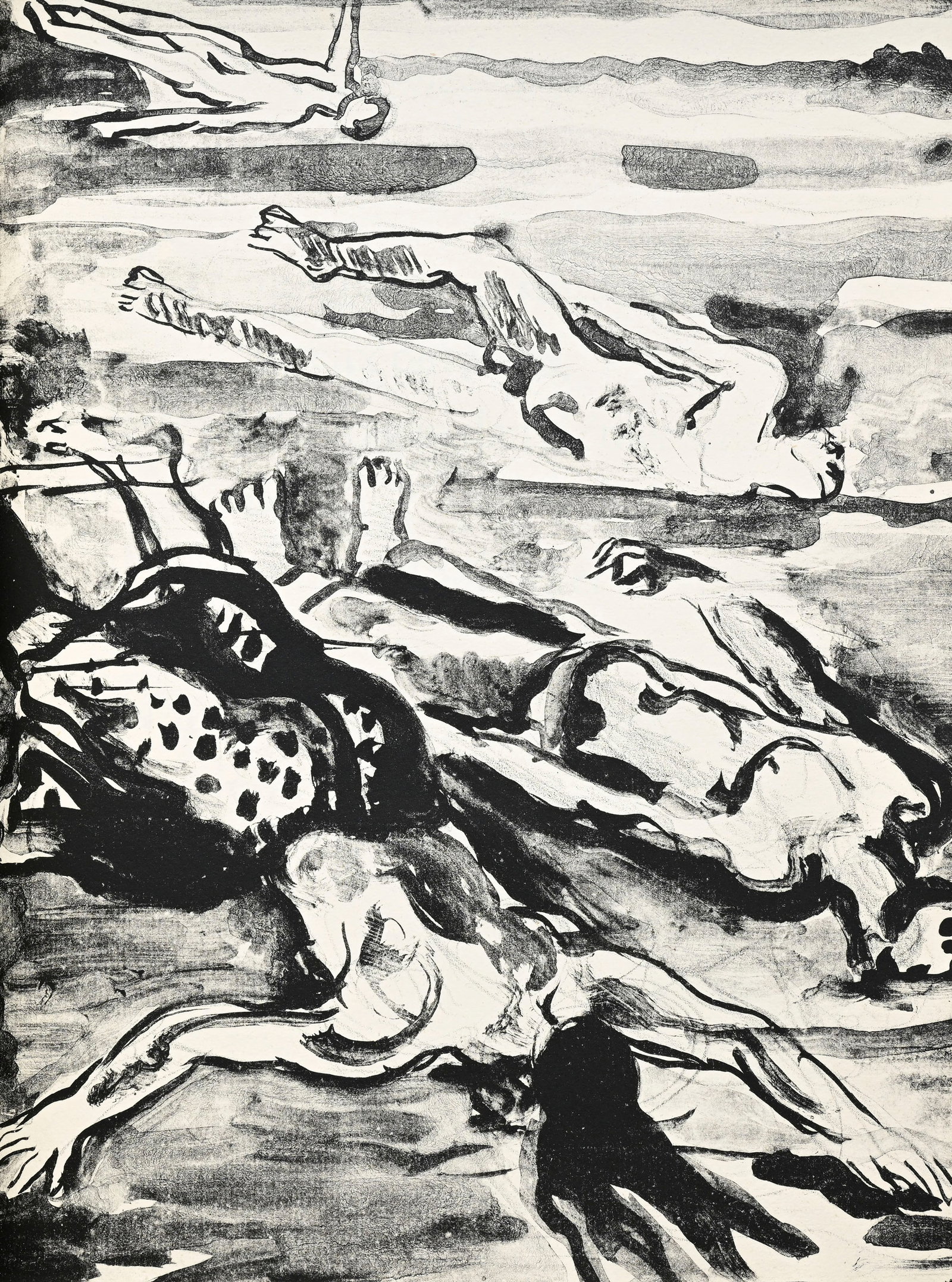 RIMBAUD (Arthur ). Bateau ivre. Paris, s.n. \[Gonin\], 1939\. In-folio relié plein maroquin noi - 5