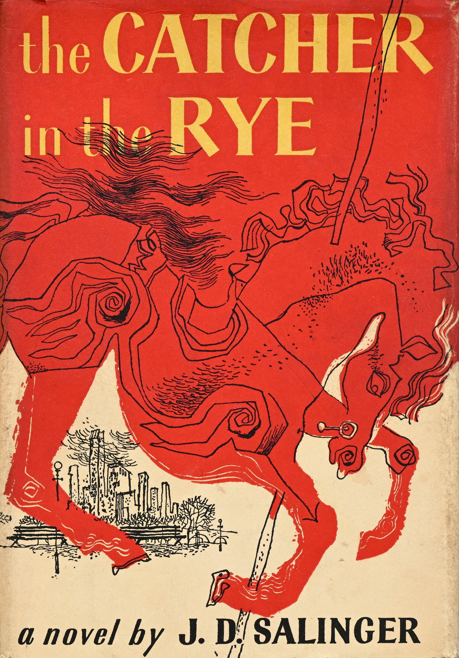 SALINGER (J.D.). The Catcher in the Rye. Boston, Little, Brown and Company, 1951. In-8° reli - 4