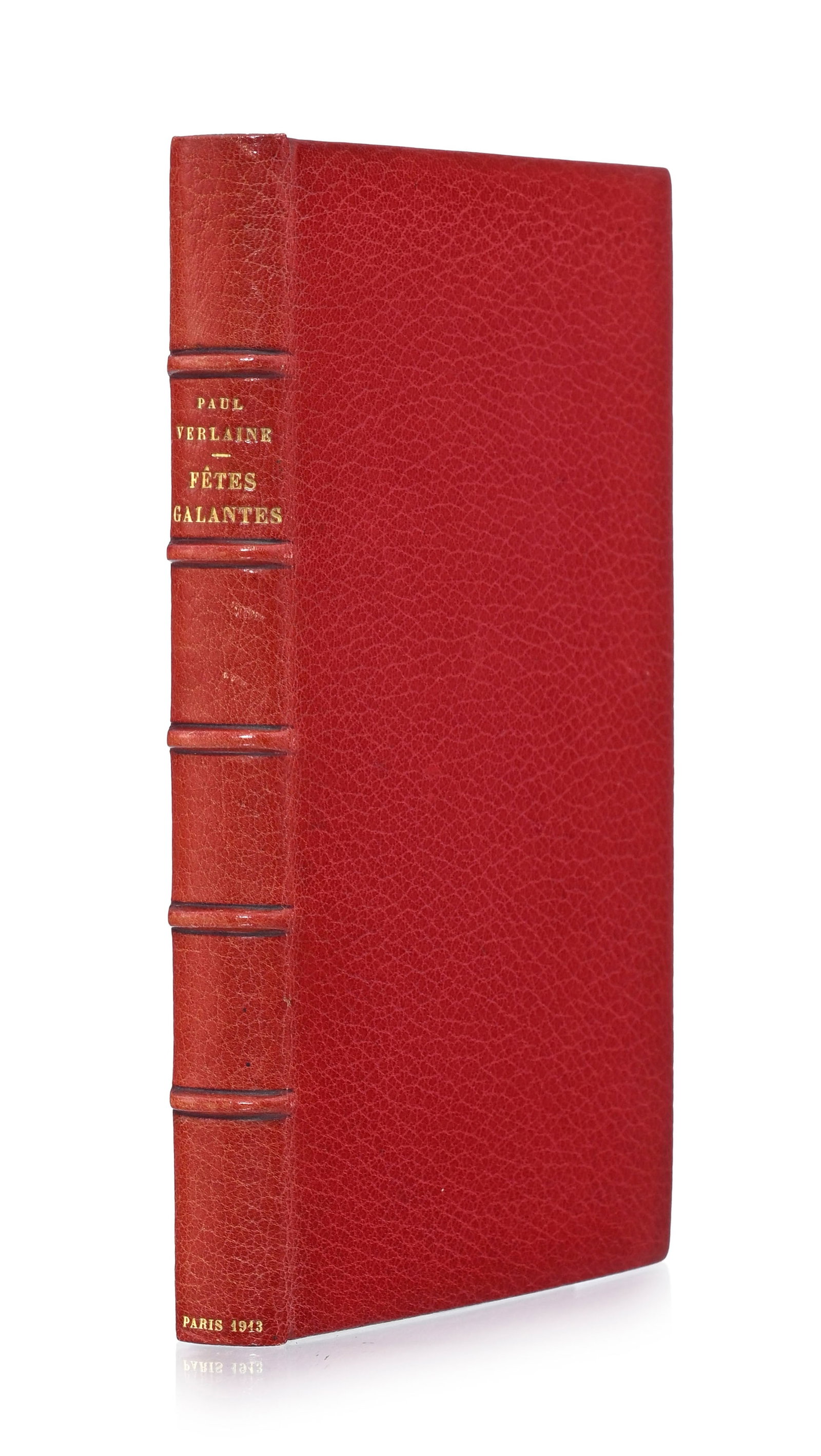 VERLAINE (Paul). Fêtes Galantes. Paris, Ferroud, 1913. Grand in-8° relié plein maroqu - 4