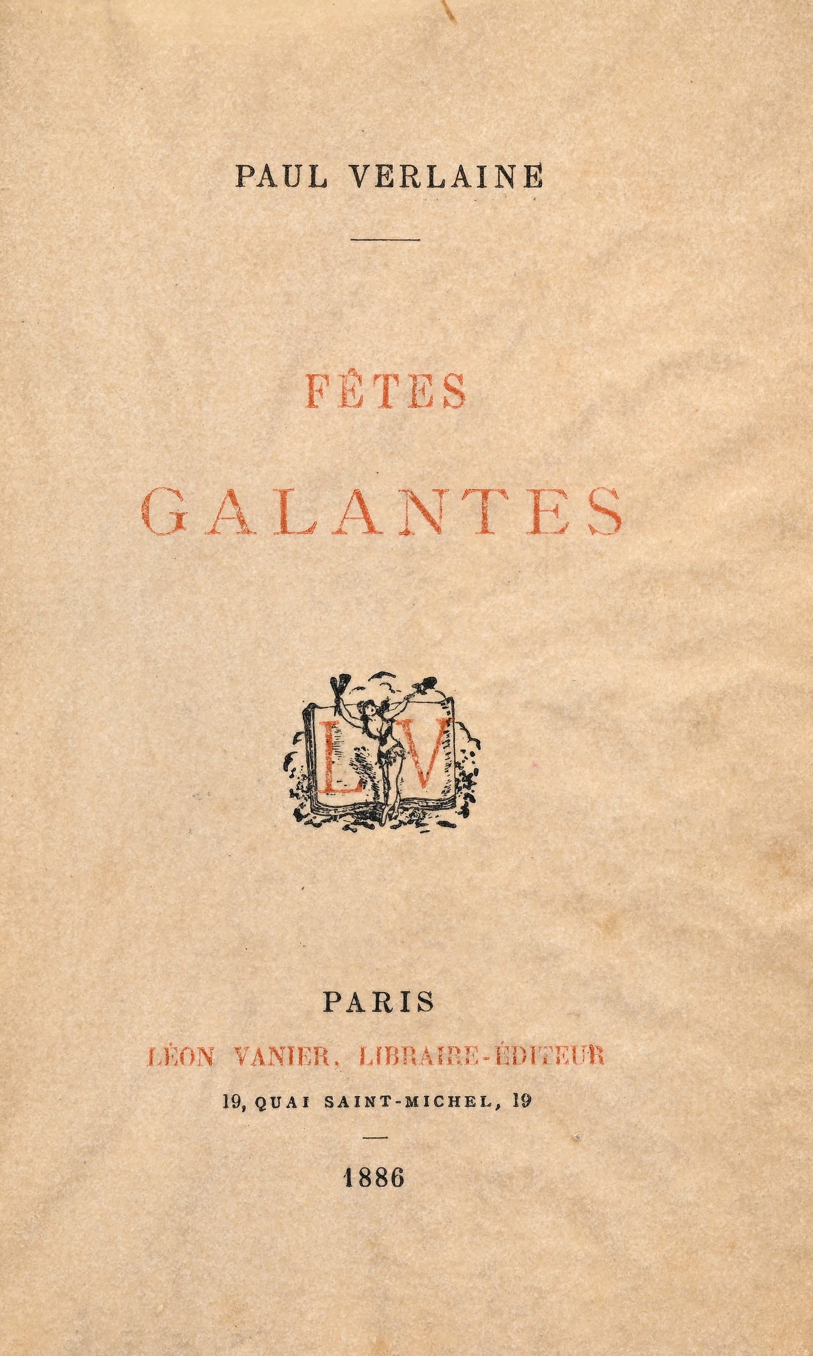 VERLAINE (Paul). Ensemble de 10 vol. in-12 à in-8°, la plupart en édition originale.  - 10