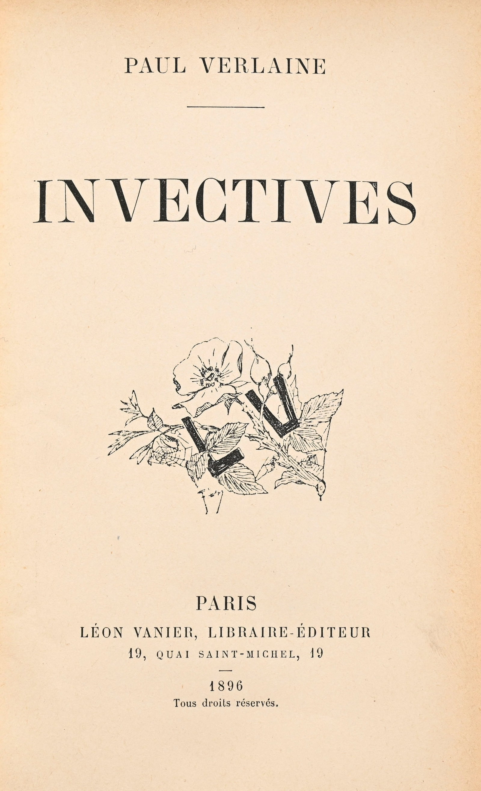VERLAINE (Paul). Ensemble de 10 vol. in-12 à in-8°, la plupart en édition originale.  - 7