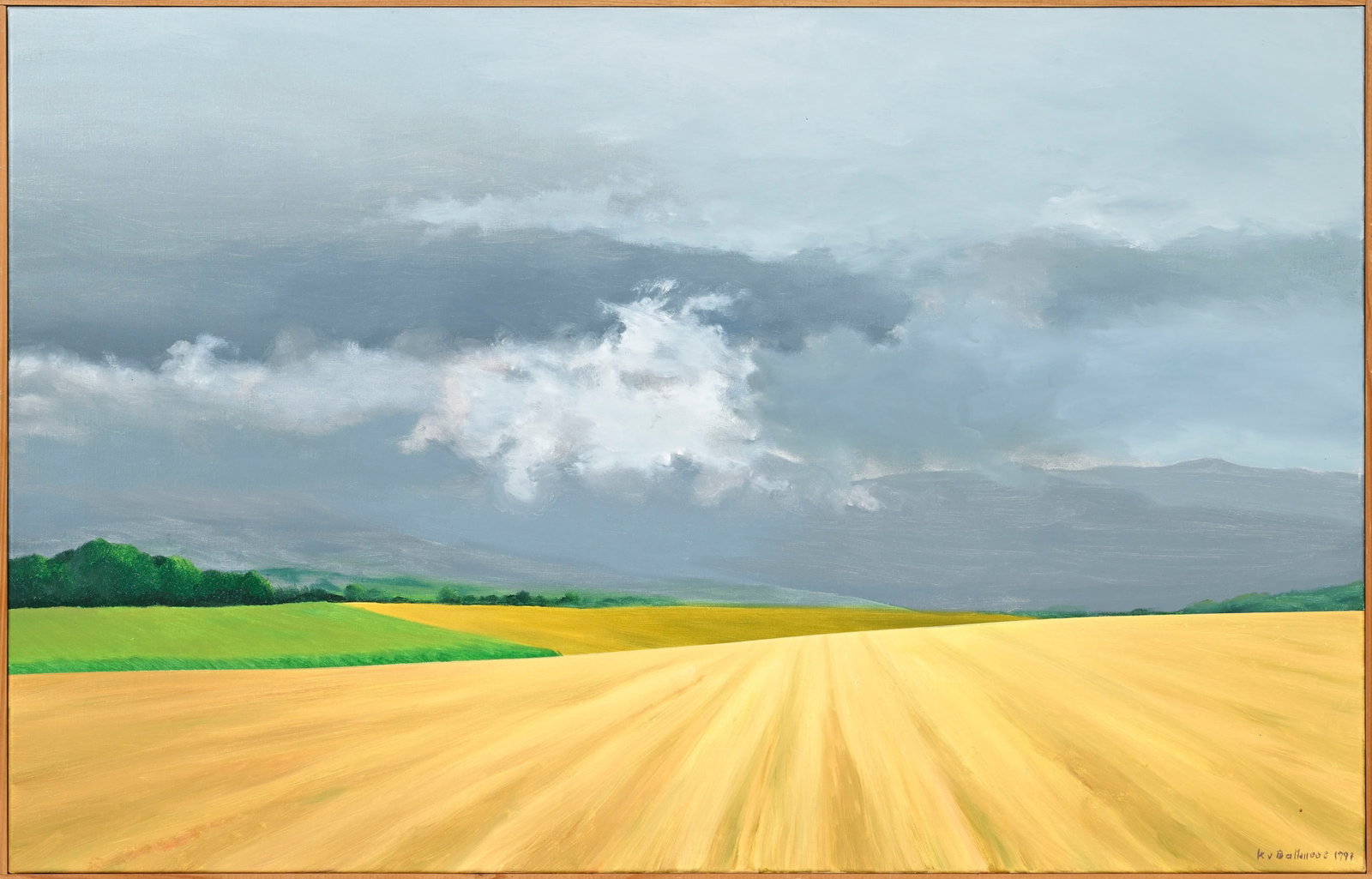 Kurt von Ballmoos (1934-2016), "Das hast du erzählt", 1997, huile sur toile, signée et dat - 2