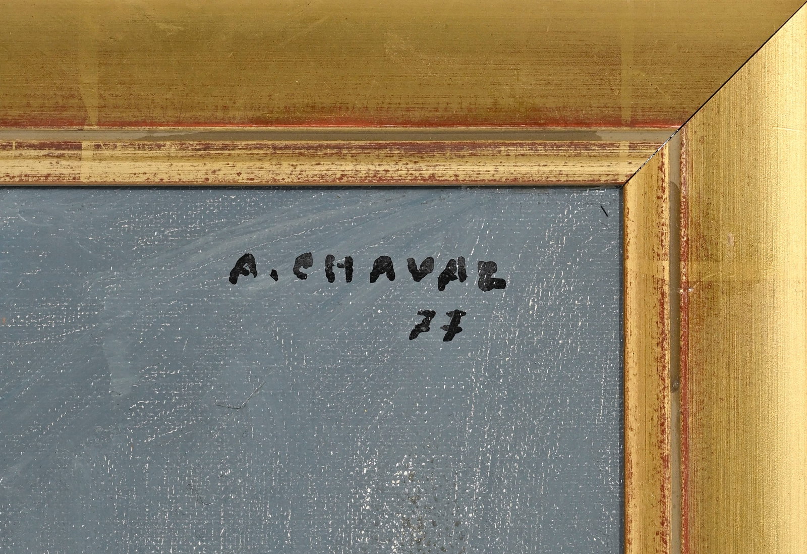 Albert Chavaz (1907-1990), Portrait dune jeune femme, 1977, huile sur carton entoilé, signé - 4