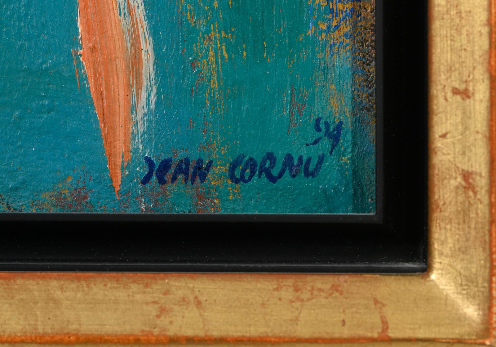Jean Cornu (1915-2009), "La flasque", 1994, huile sur toile, signée et datée, contresign&# - 4