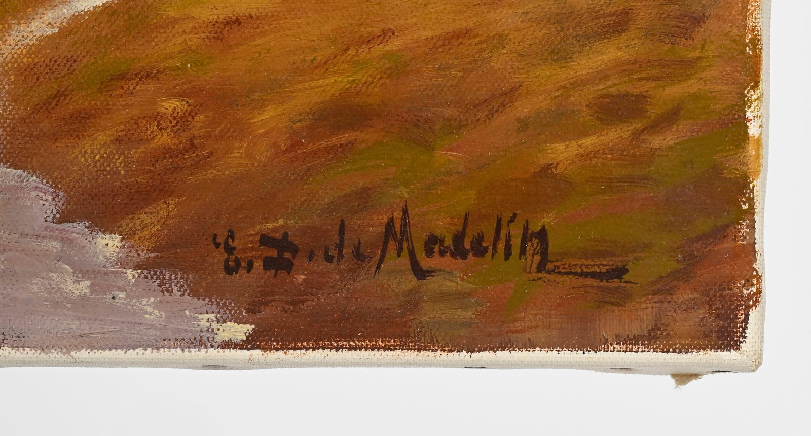 Eugène Devaud de Madelin (1906-1992), "Diablerets pris en montant ver le Col du Pillon", huile  - 3