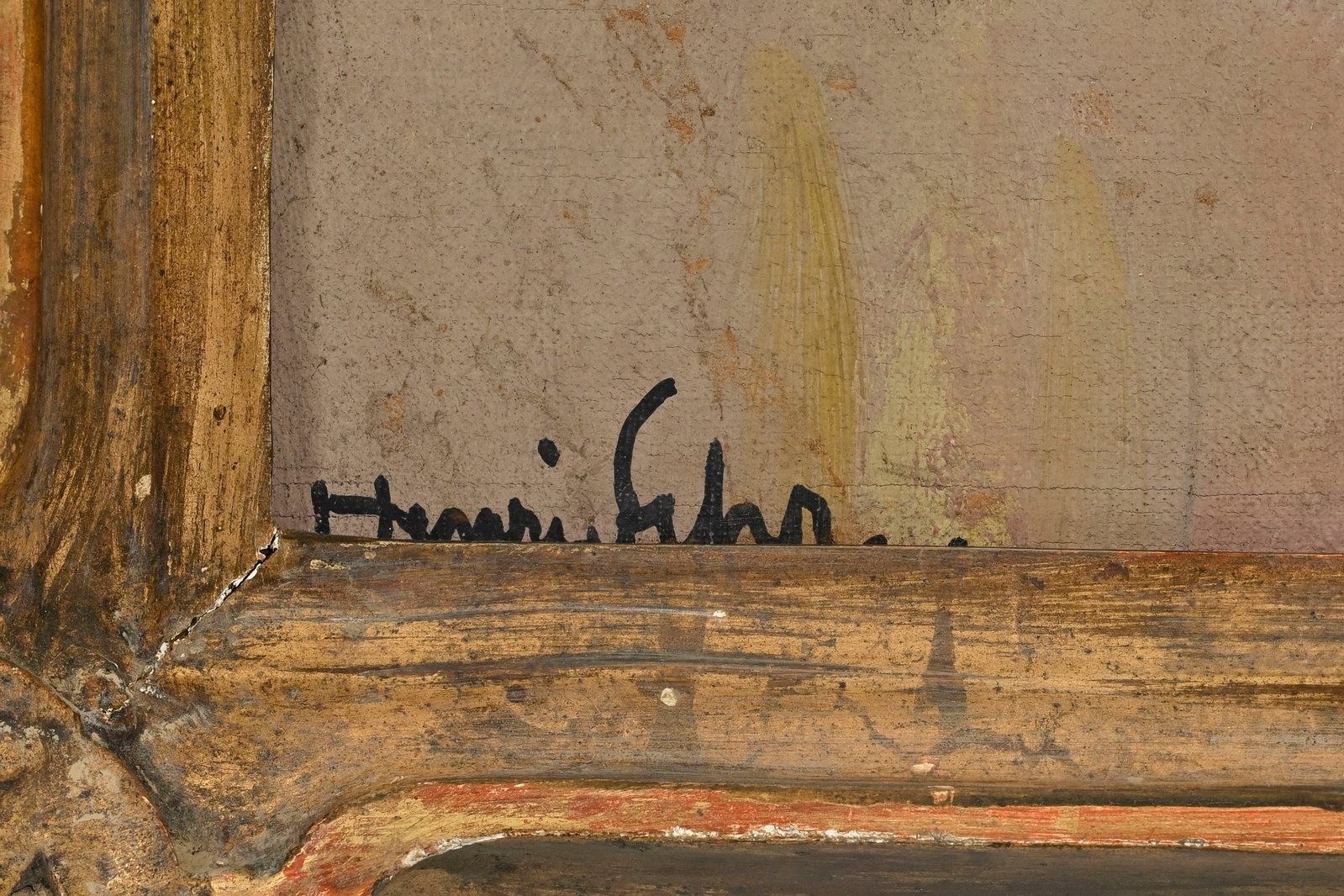 Henri Fehr (1890-1974), Femme mettant ses bas, huile sur toile, signée, 65,5x54 cm - 4