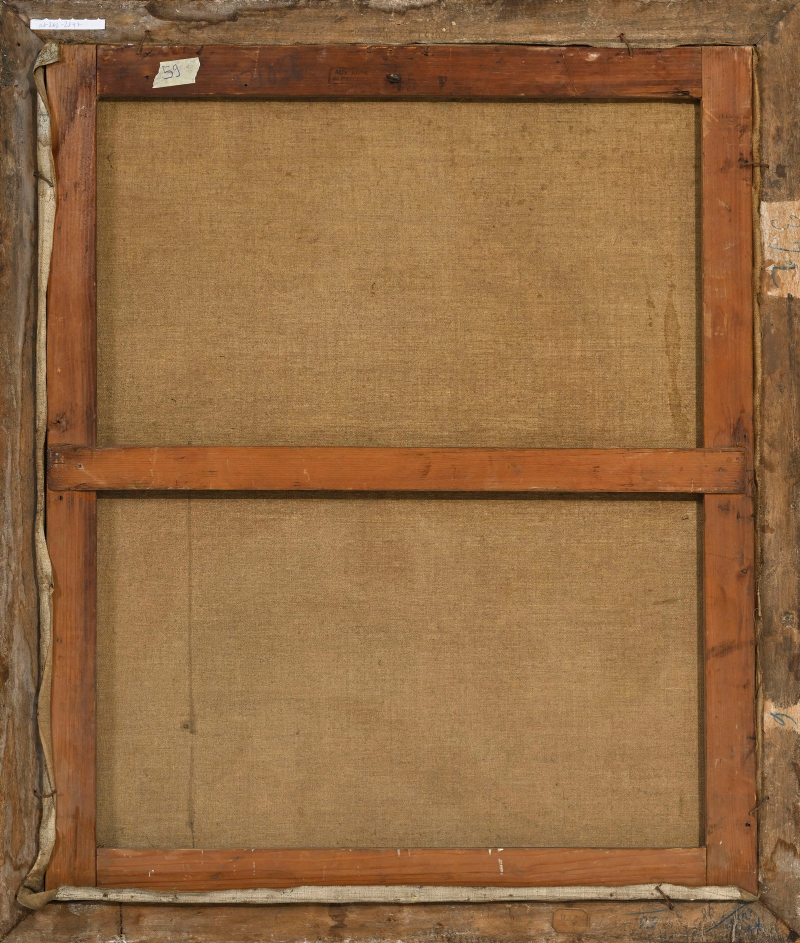 Henri Fehr (1890-1974), Femme mettant ses bas, huile sur toile, signée, 65,5x54 cm - 5