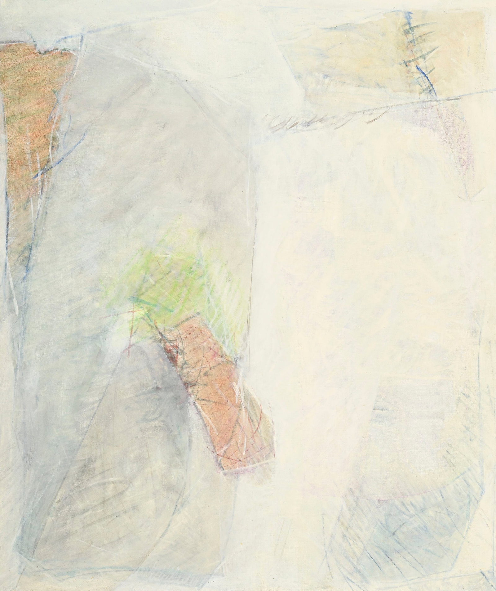 François Gay (1940), Composition, août 1972, huile sur toile, monogrammée et daté: François Gay (1940), Composition, août 1972, huile sur toile, monogrammée et datée au verso, 76x90 cm