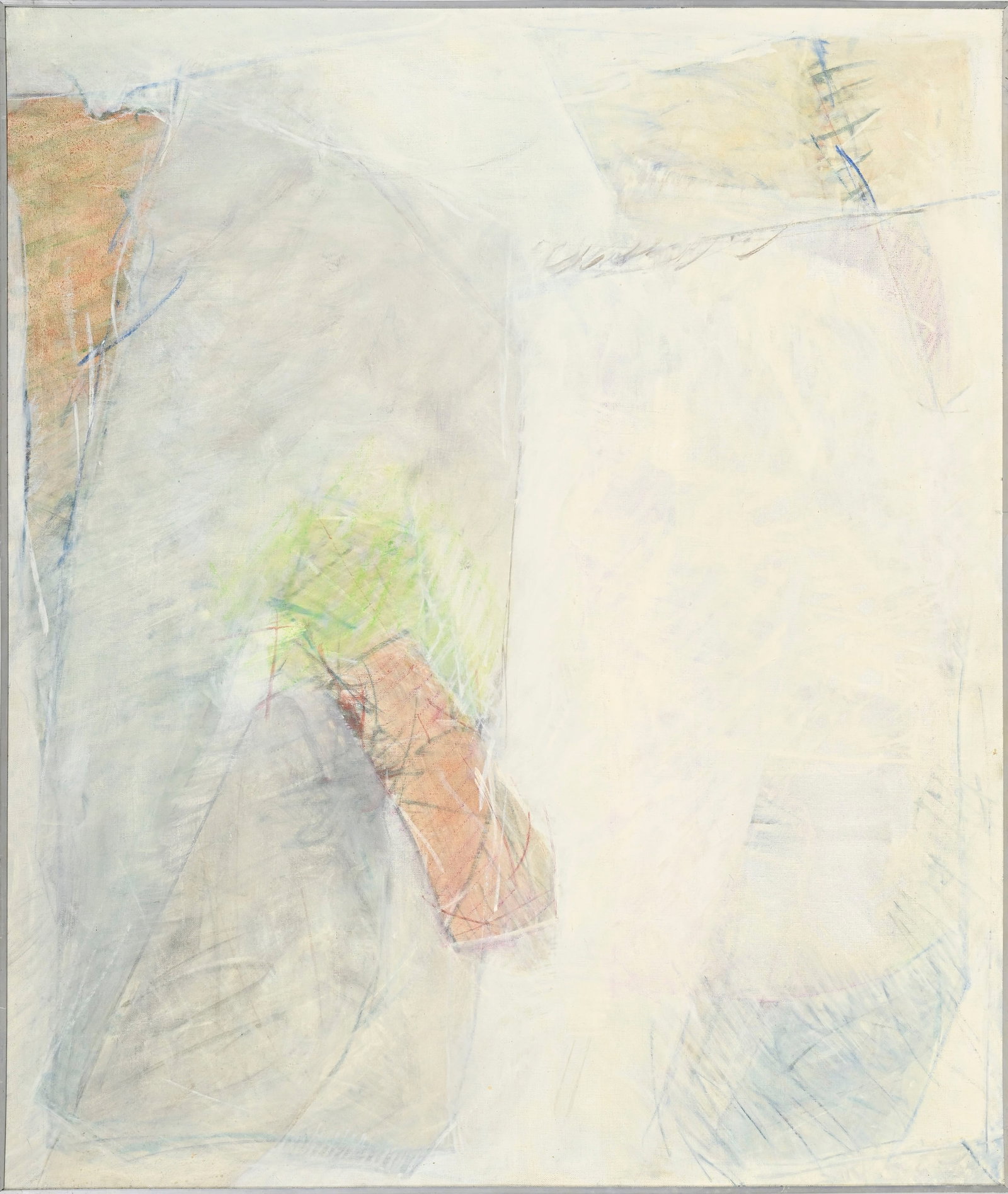 François Gay (1940), Composition, août 1972, huile sur toile, monogrammée et daté - 2