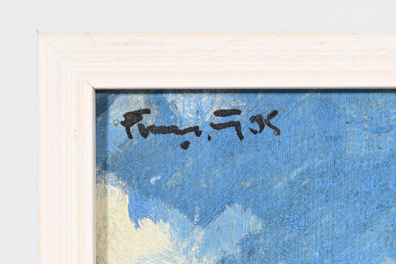 François Gos (1880-1975), "Le Chamossaire", huile sur panneau, signée, 21x26 cm (à vu - 4