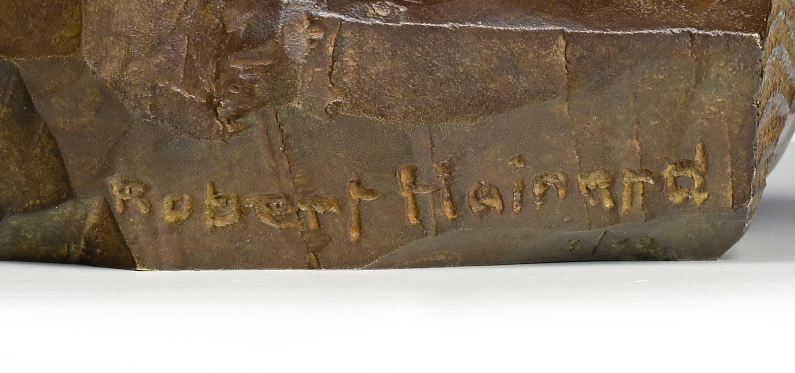 Robert Hainard (1906-1999), Renard bondissant, 1987, sculpture en bronze, signée et numéro - 4