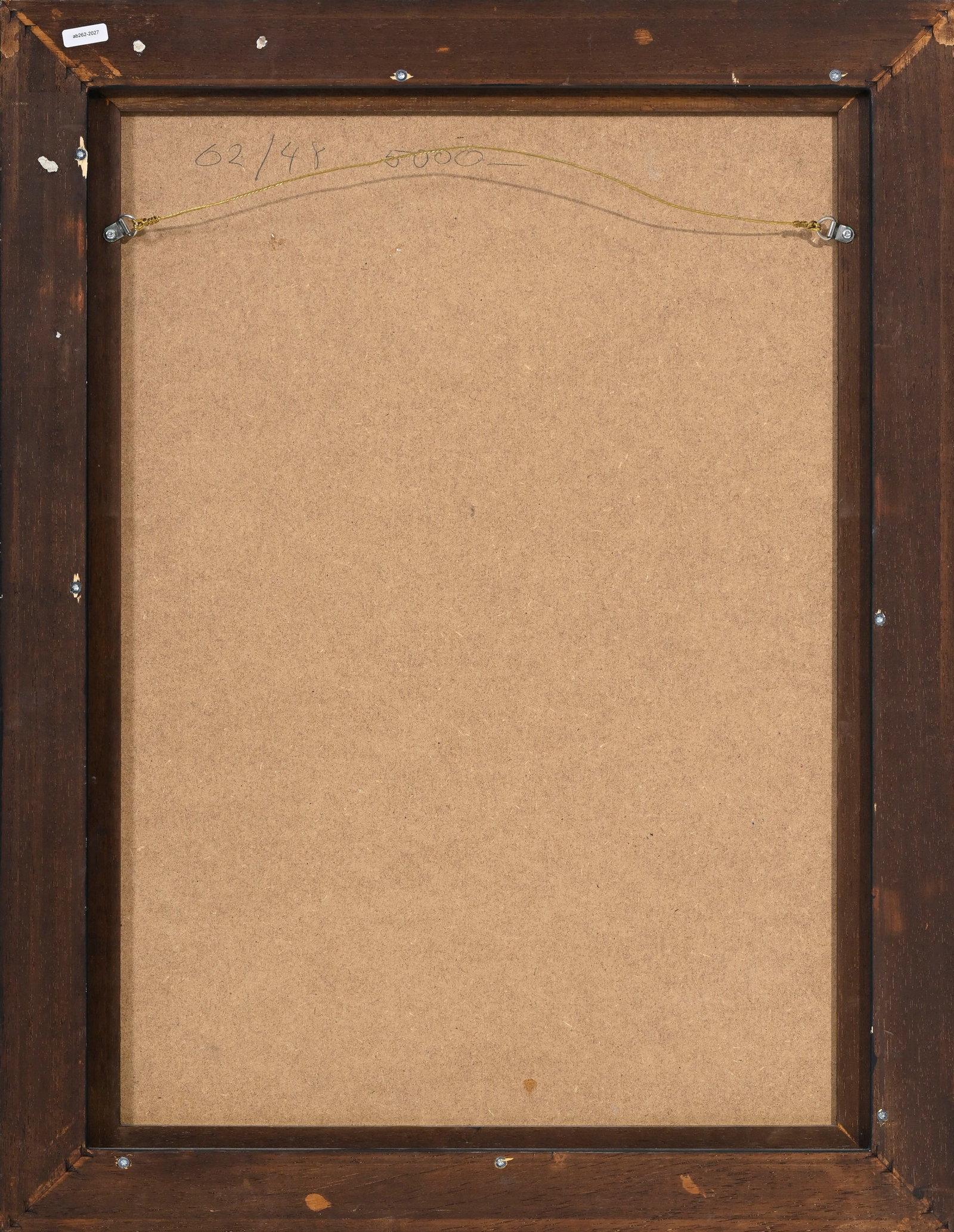 Walter Mafli (1915-2017), Composition, 2008, encre d'imprimerie sur panneau, signée et daté - 5
