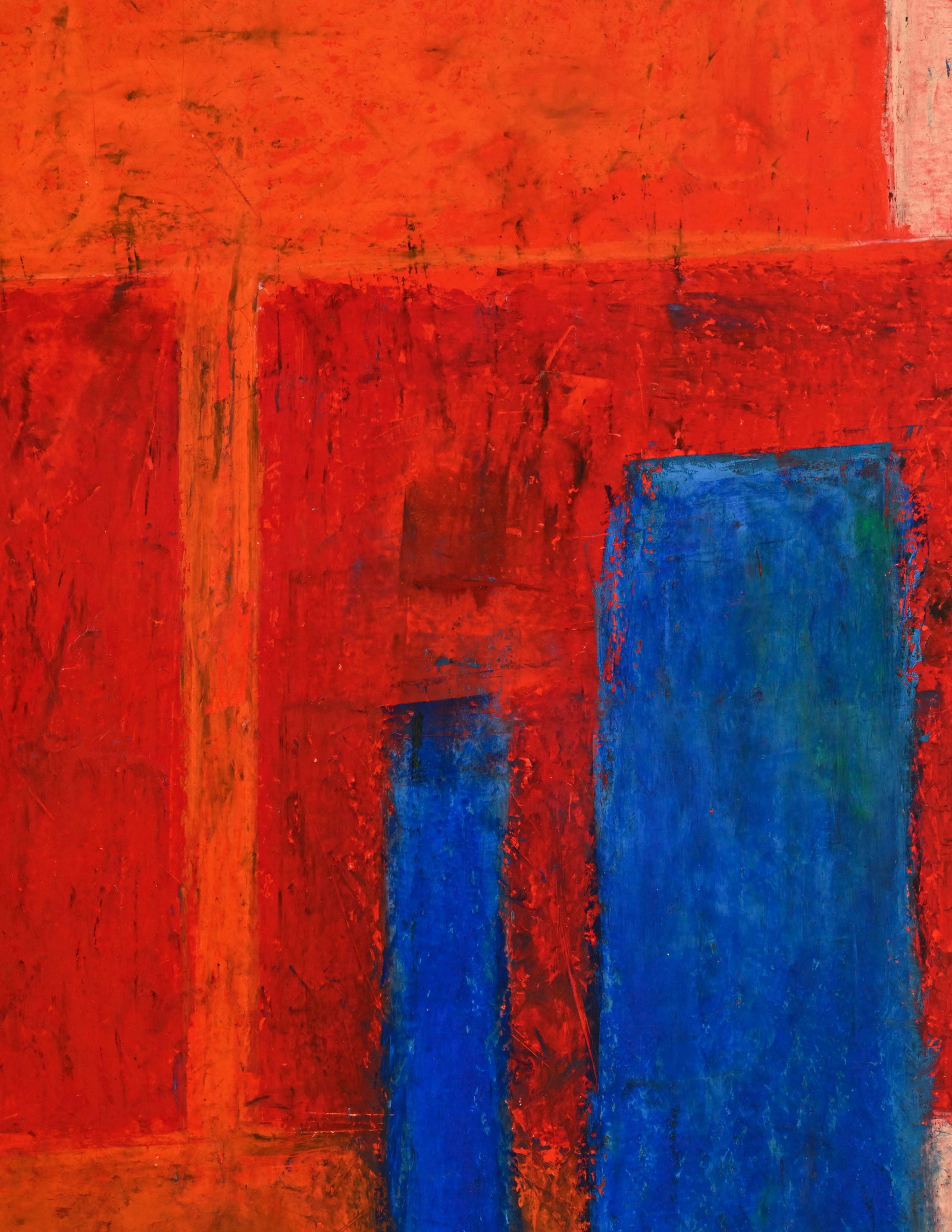 Walter Mafli (1915-2017), Composition, 2016, pastel gras sur carton monté sur panneau, sign - 3