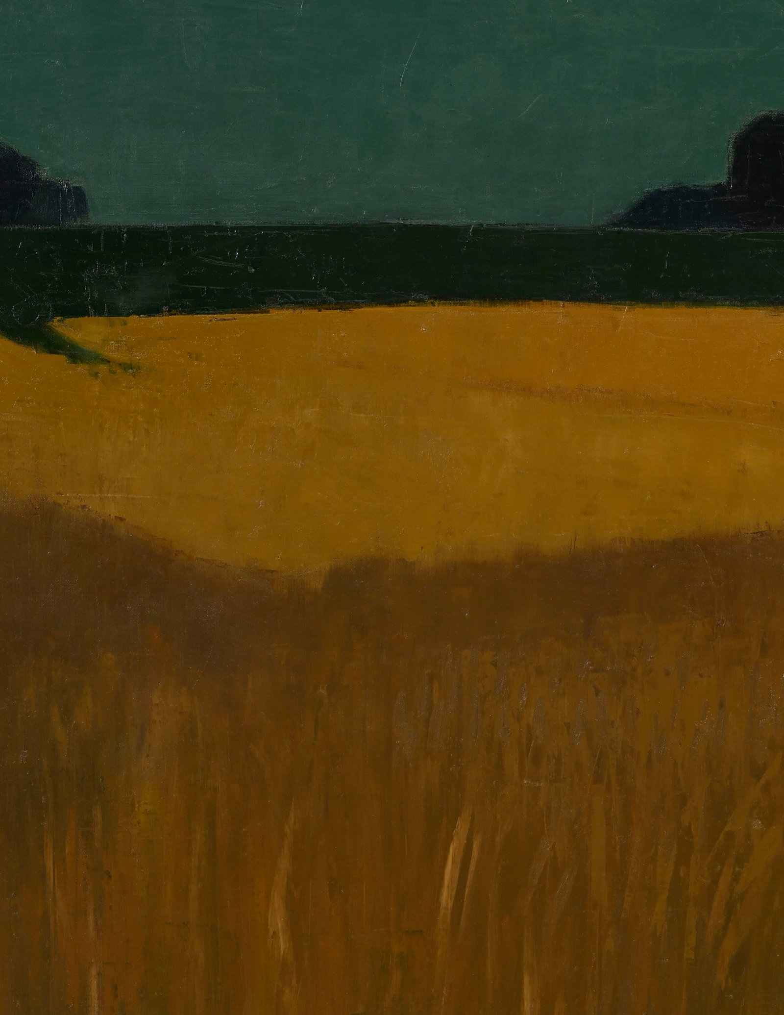 Walter Mafli (1915-2017), Champ de blé en été, 1985, huile sur toile, signée et  - 3