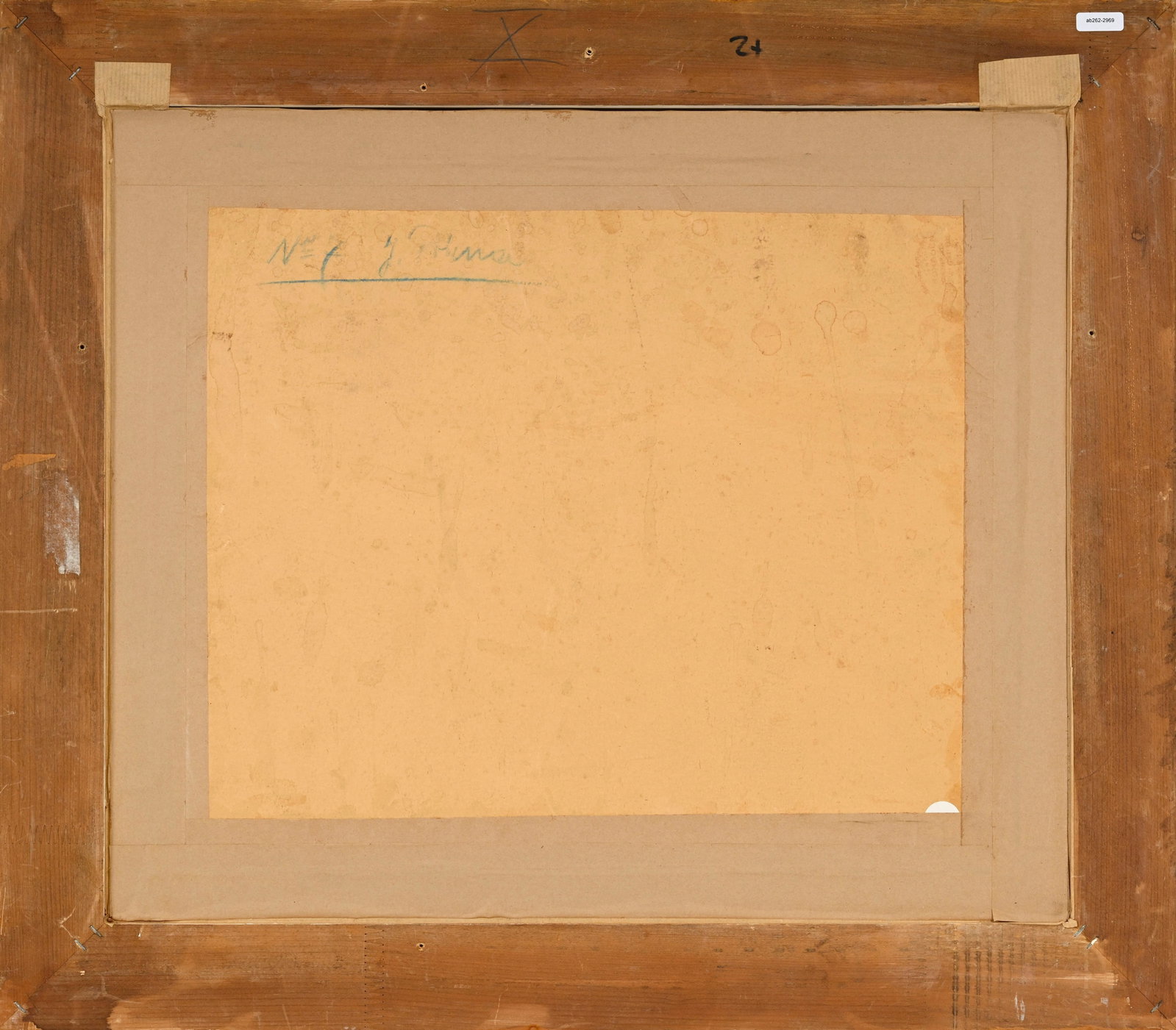 André Julien Prina (1886-1941), Paysage lacustre automnal, huile sur carton, signée, 37x45 - 5