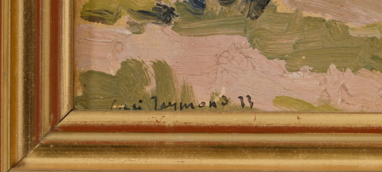 Casimir Reymond (1893-1969), Baigneurs, 1933, huile sur carton, signée et datée, 21x34,5 c - 5