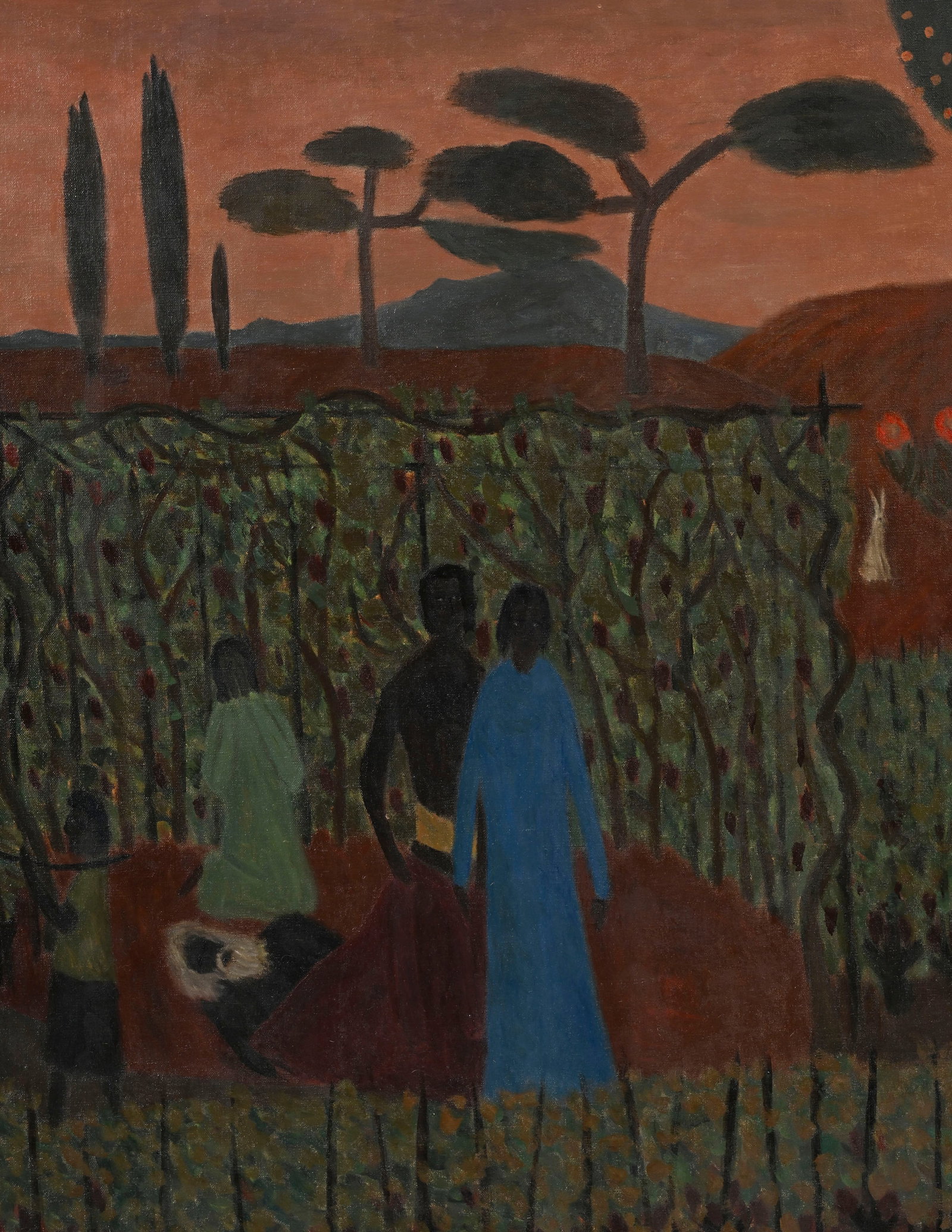 Henry Roulet (1915-1995), "Ivresse de Noé", 1973, huile sur toile, signée, contresigné - 3