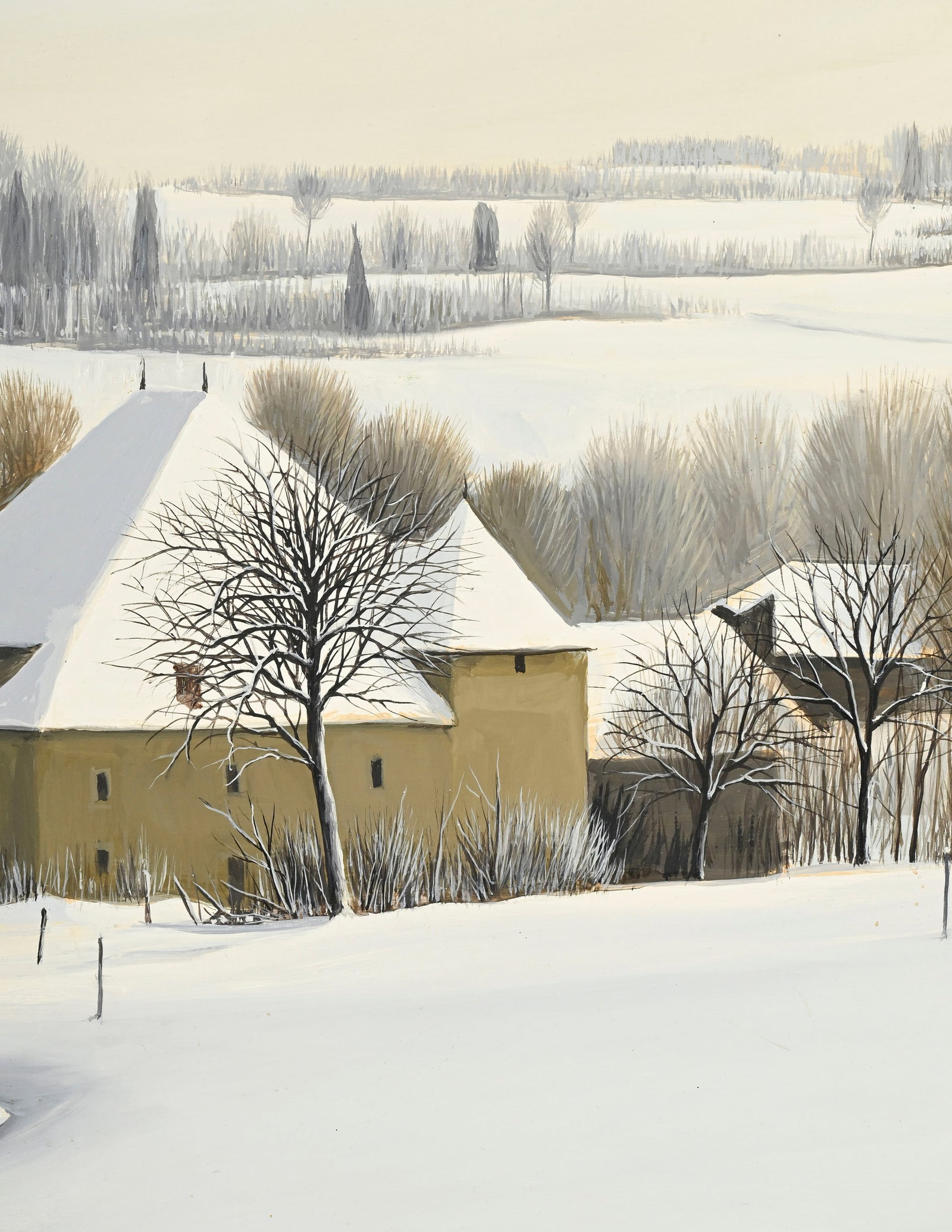 Claude Sauthier (1929-2016), "Soujet no. 8", huile sur panneau, signée et titrée au verso, - 3