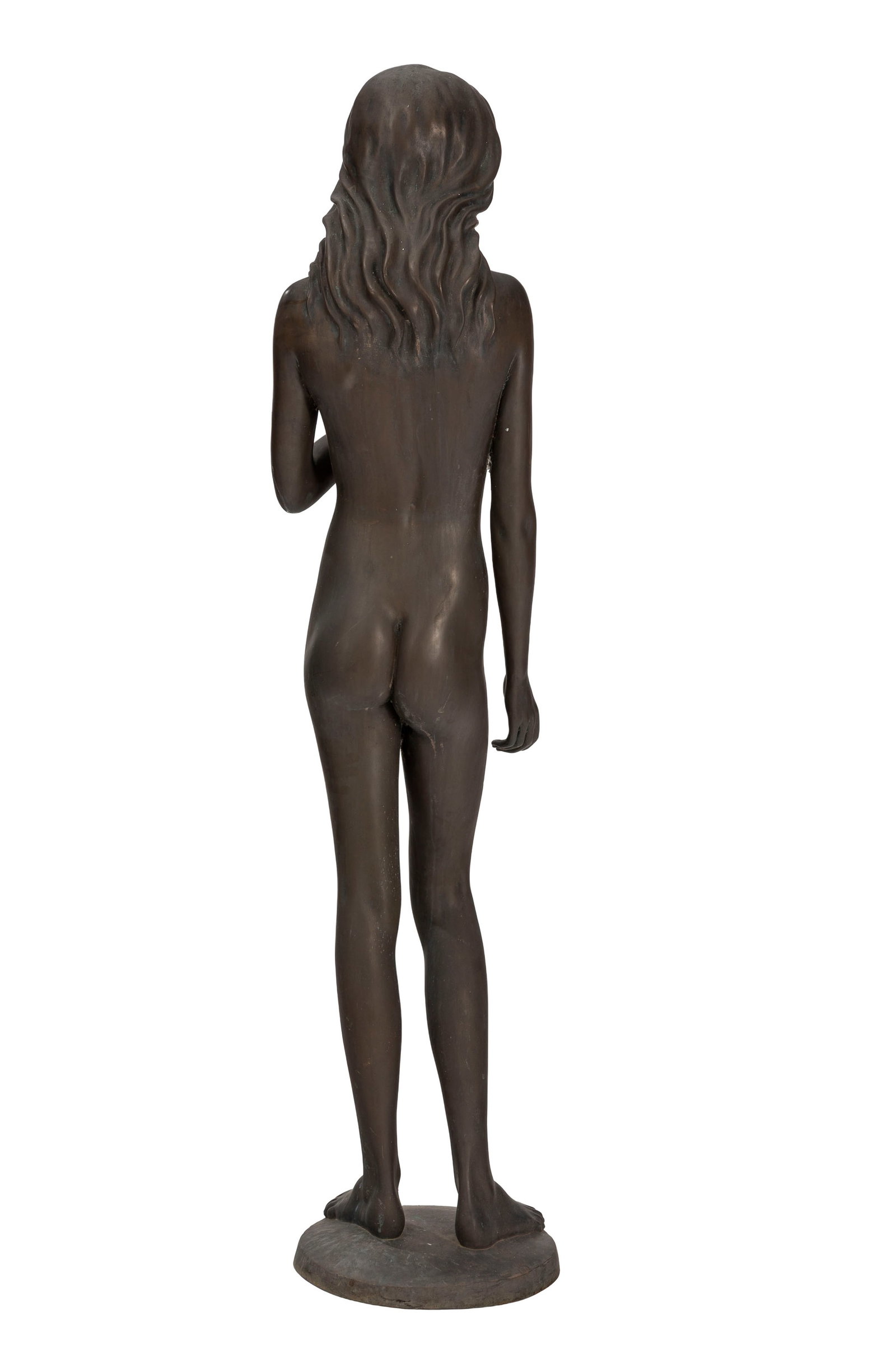 Heinz Schwarz (1920-1994), Femme nue debout, sculpture en bronze, signée, cachet de fondeur F.  - 4