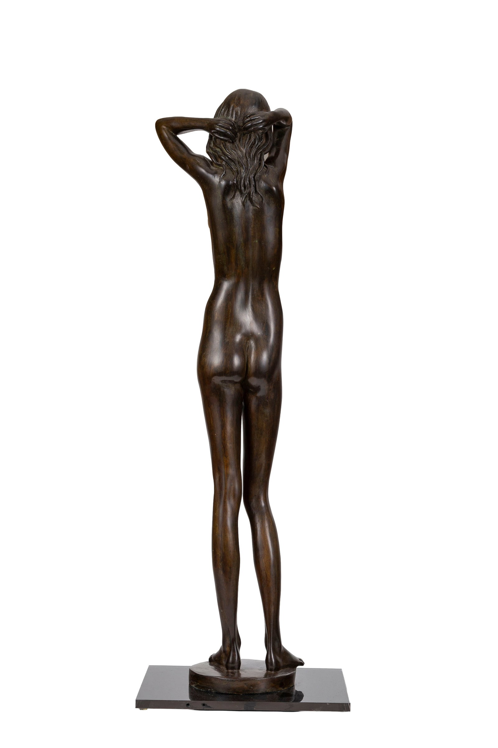 Heinz Schwarz (1920-1994), L'éveil, sculpture en bronze patiné, h. 87 cm Provenance: Acqu - 2