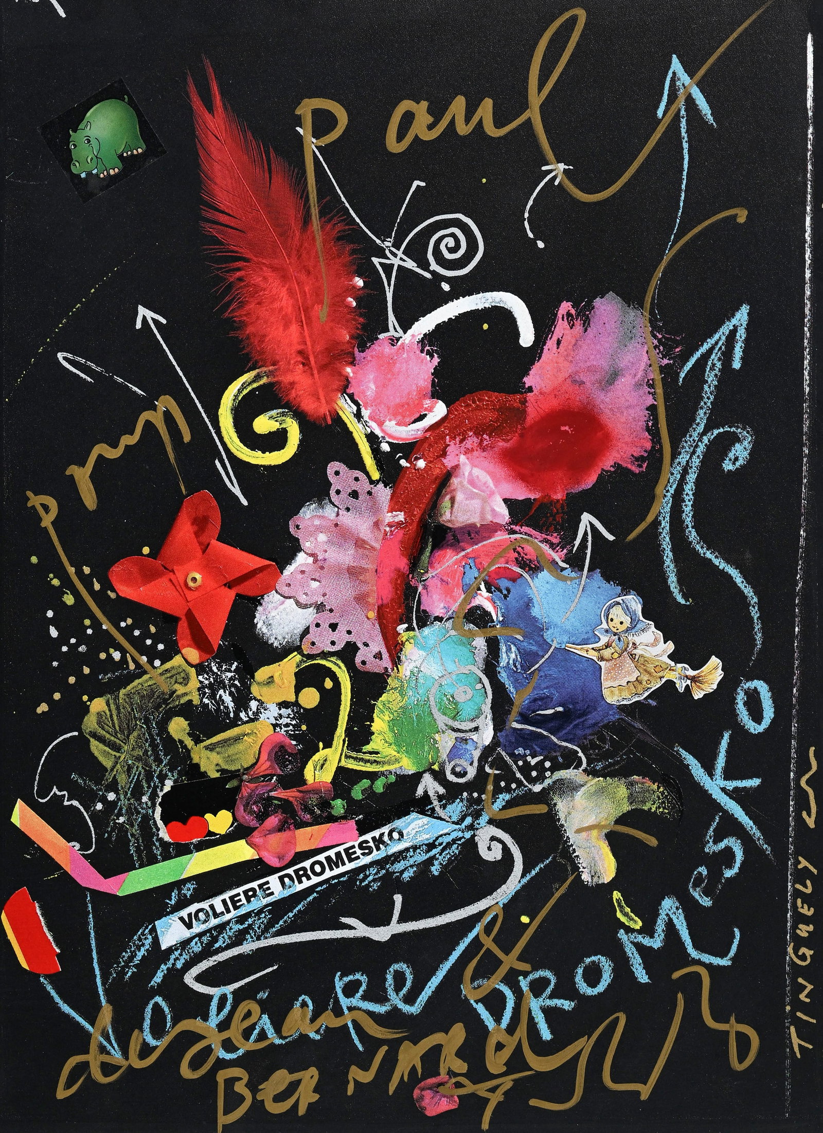 Jean Tinguely (1925-1991), d'après, "Volière Dromesko", offset couleurs, exemplaire enrich (1 of 6)