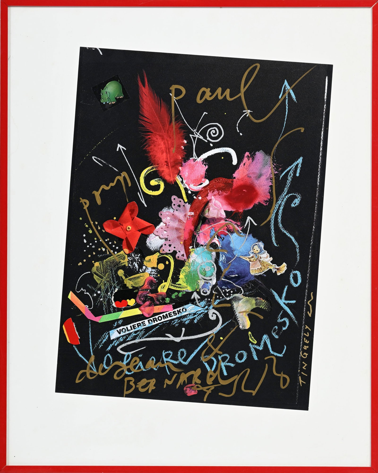 Jean Tinguely (1925-1991), d'après, "Volière Dromesko", offset couleurs, exemplaire enrich - 2