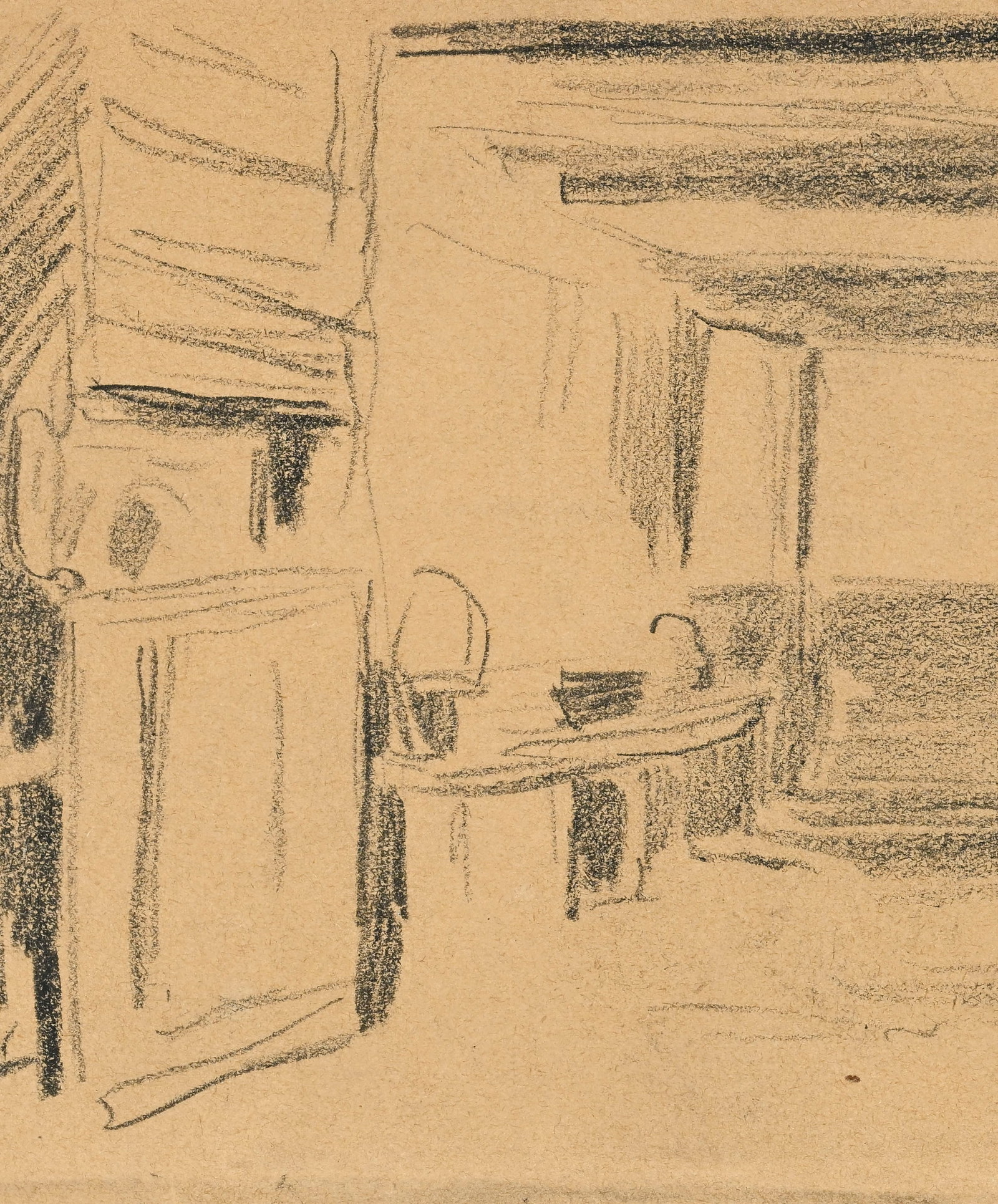 Albert Anker (1831-1910), Paysages et intérieurs, ensemble de 2 aquarelles, 2 mines de plomb et - 14