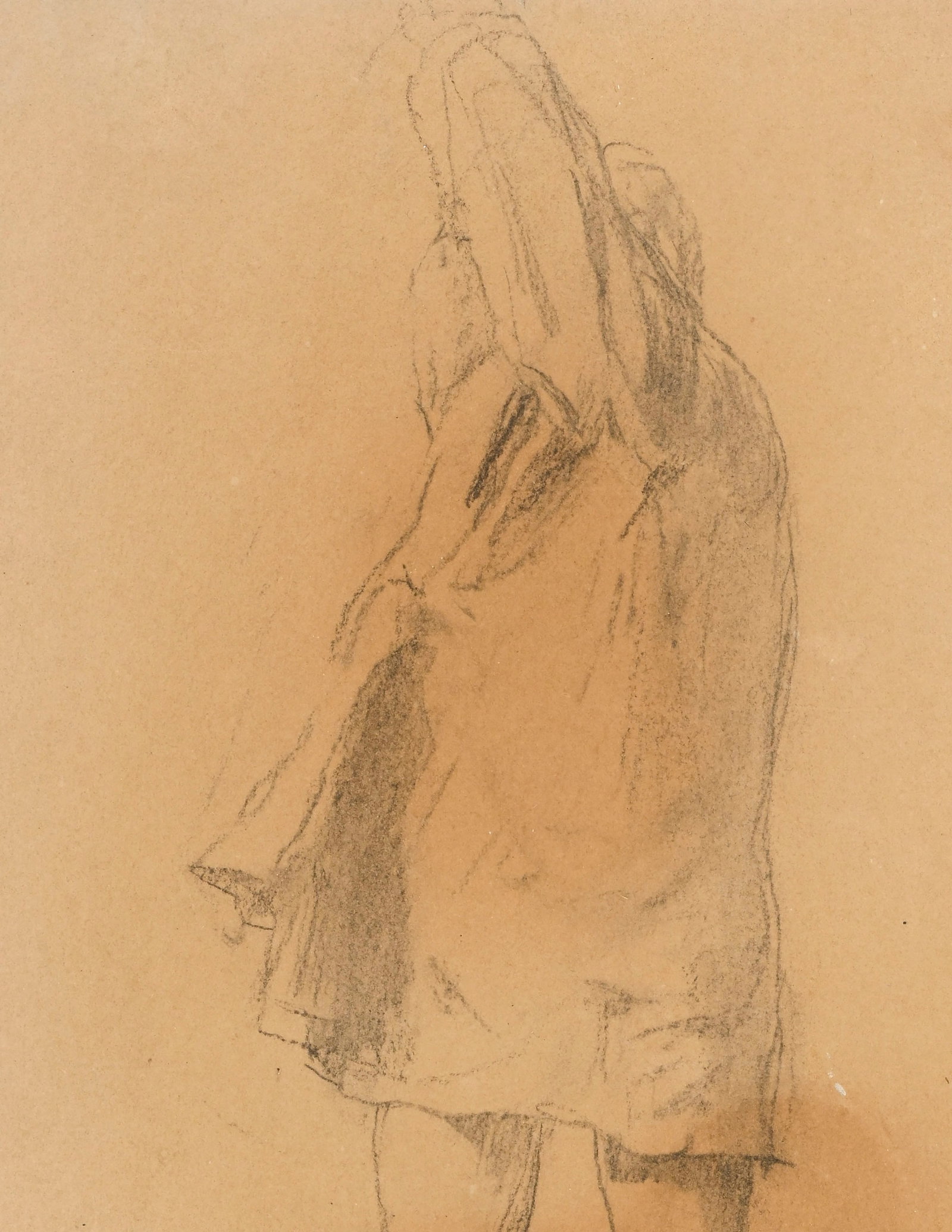 Albert Anker (1831-1910), L'habillement, crayon sur papier, tampon de la succession A. Anker au vers - 3