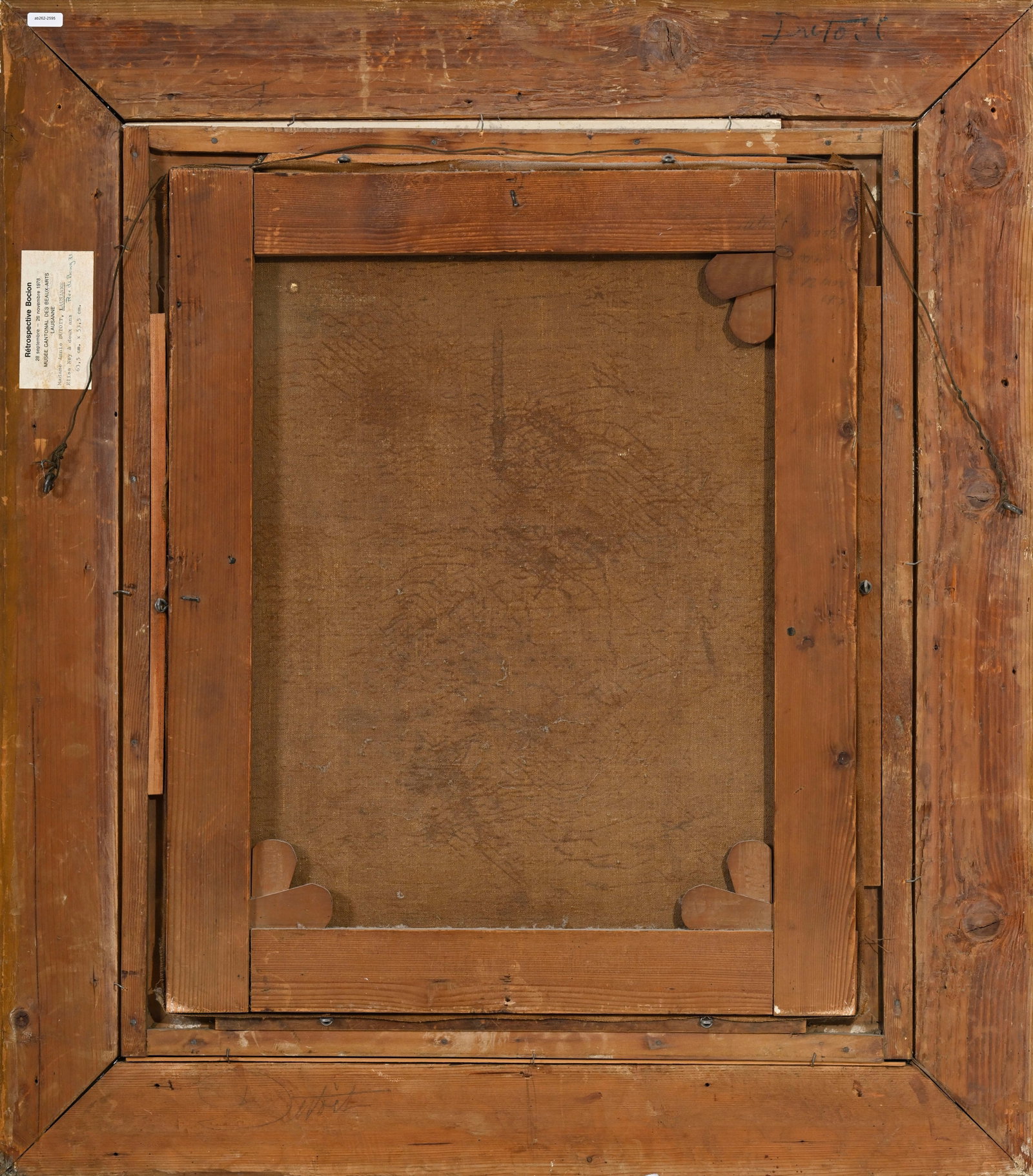 François Bocion (1828-1890), "Mlle Elisa Ney à 2 ans", 1854, huile sur toile, 63,5x53,5 cm - 4