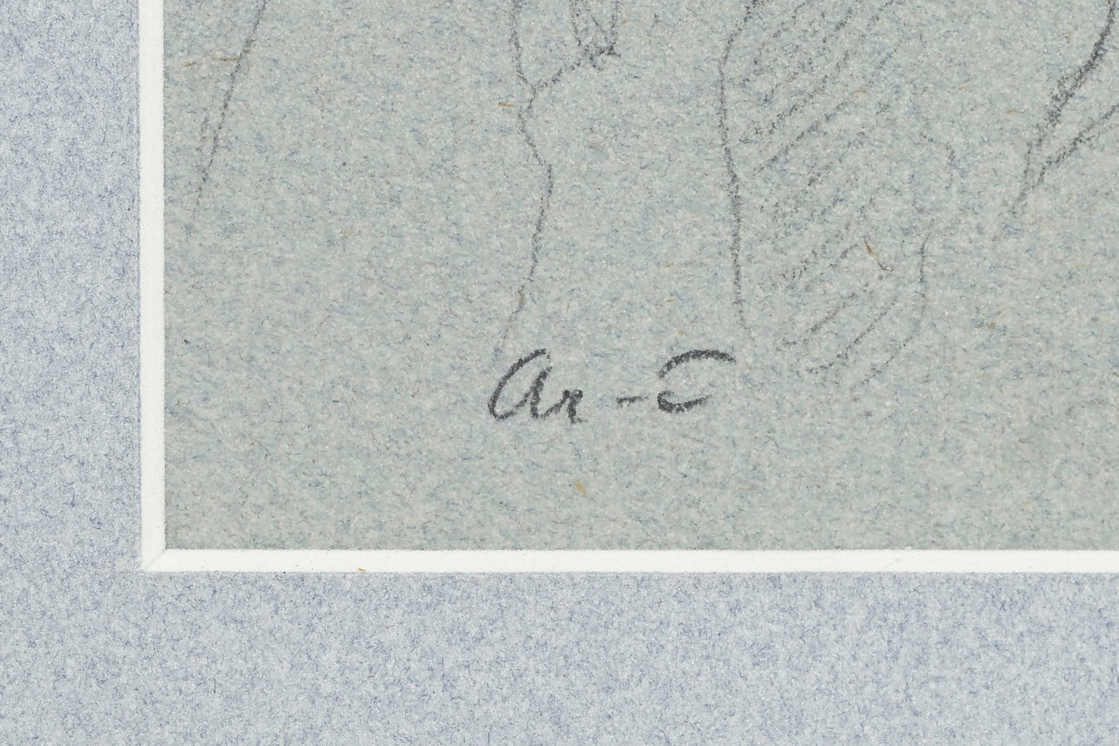 Arthur Calame (1843-1919), Femmes, ensemble de 5 œuvres sur papier (pierre noire, crayon de gra - 16