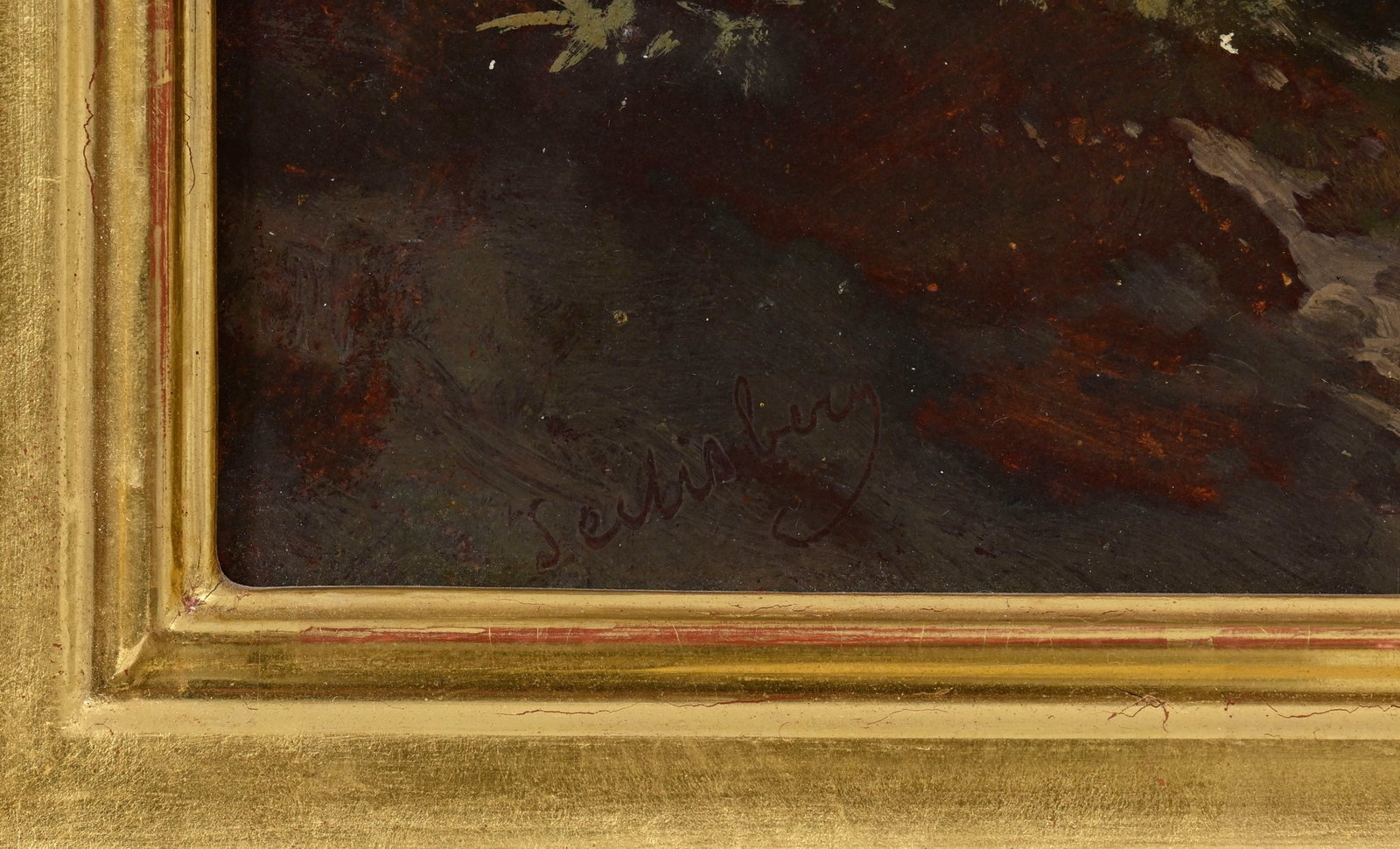 Alexandre Calame (1810-1864), "Arbres coupés", vers 1855, huile sur papier marouflée sur t - 4