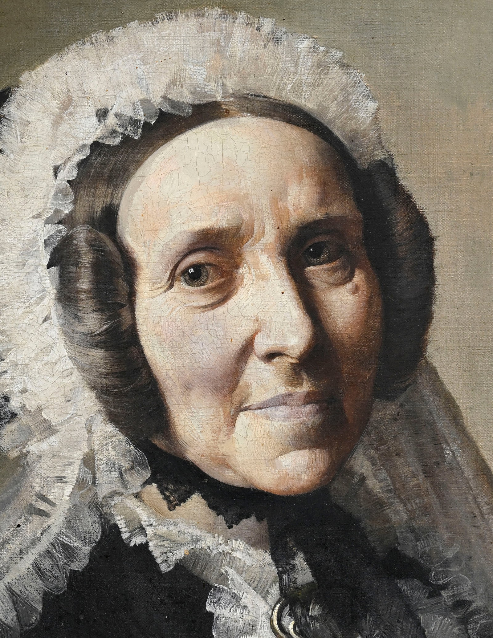 Charles Giron (1850-1914), Portrait d'une femme, 1880, huile sur toile, signée et datée, 6 - 3