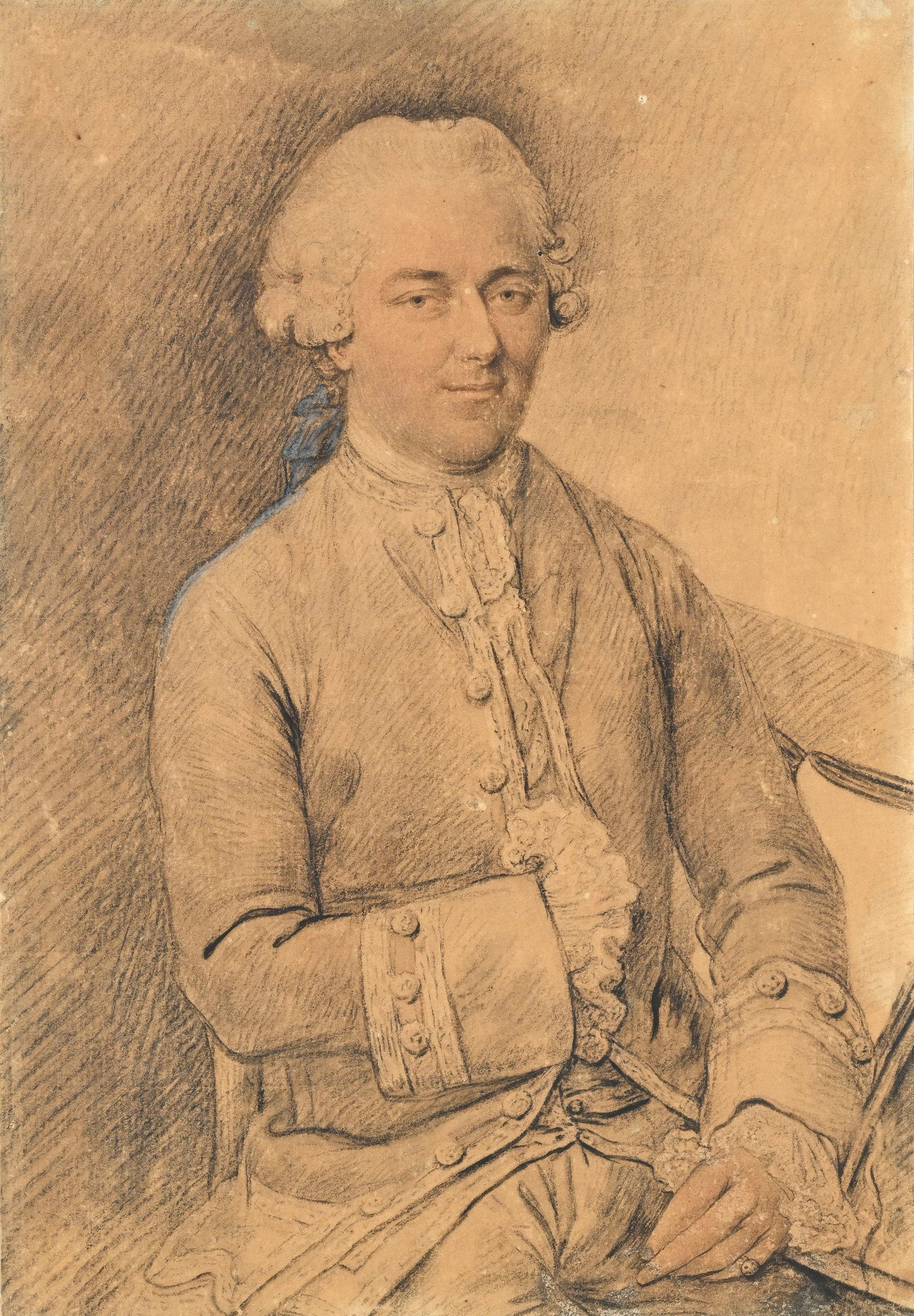 Jean Étienne Liotard (1702-1789), suiveur de, Portrait d'un gentilhomme et Portrait d'une é - 5