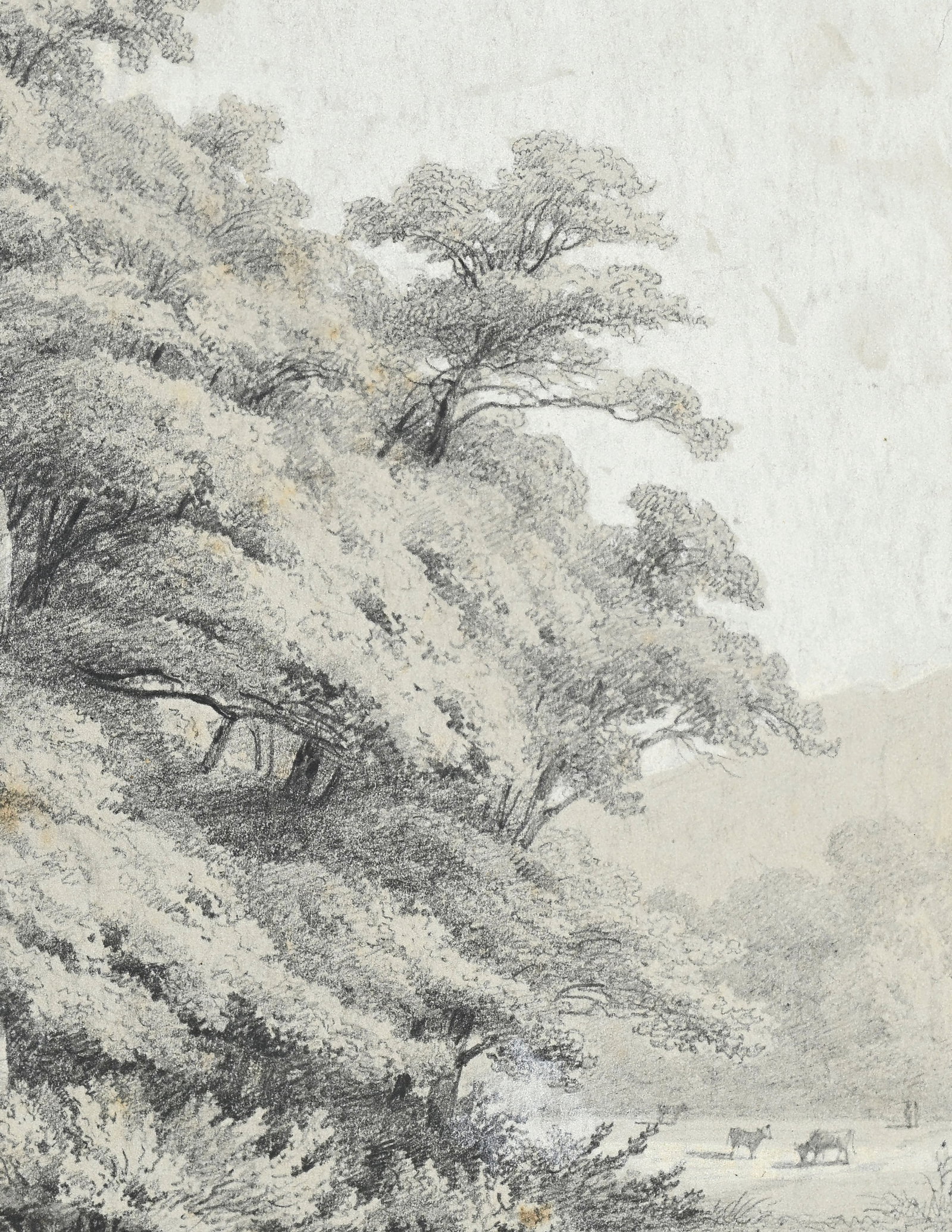 Jean-Baptiste Muntzberger (1794-1878), Paysages, ensemble de 7 œuvres sur papier, monogramm - 17