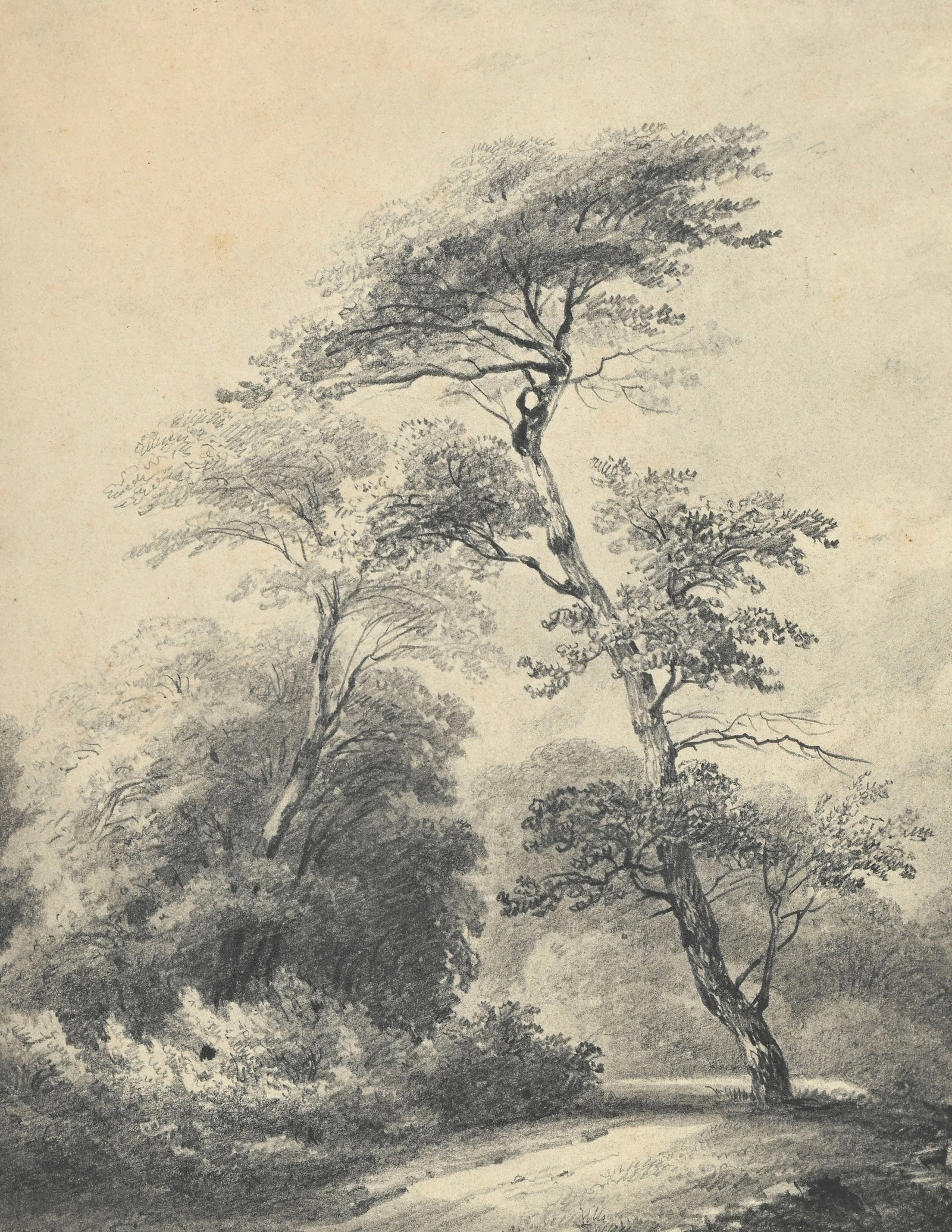Jean-Baptiste Muntzberger (1794-1878), Paysages, ensemble de 7 œuvres sur papier, monogramm - 18