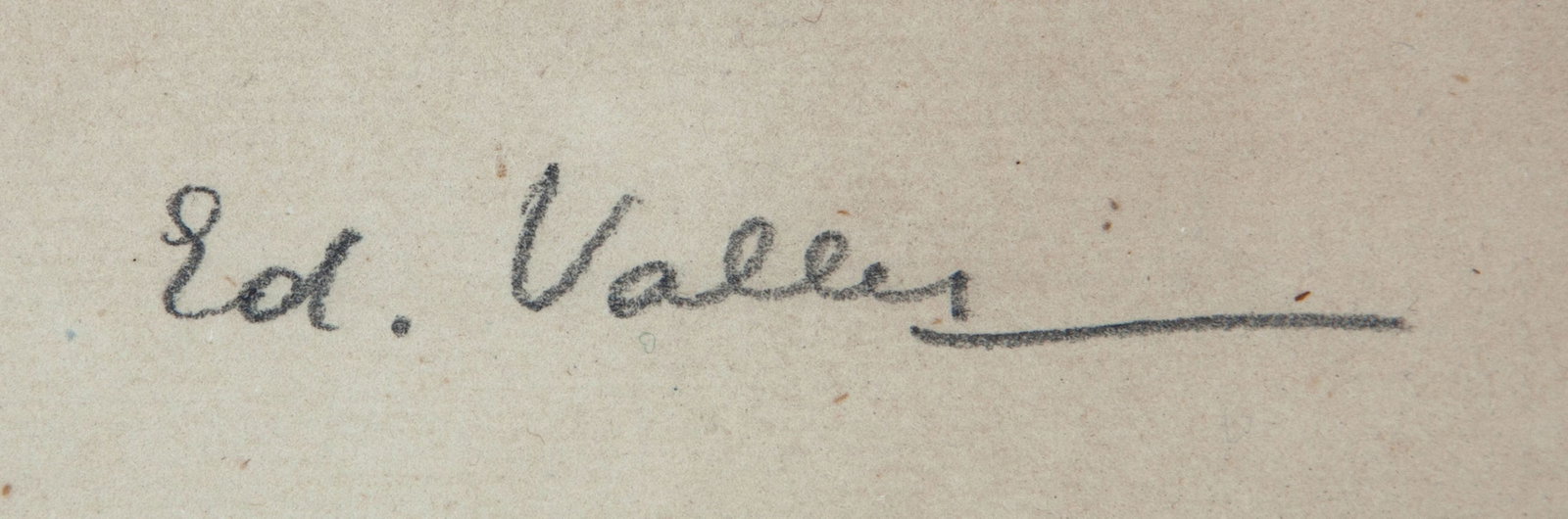 Edouard Vallet (1876-1929), "Autour d'une tombe", eau-forte et aquatinte, monogrammée dans la p - 3
