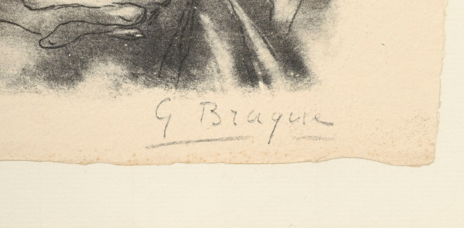Georges Braque (1882-1963), d'après, Nu aux feuilles, lithographie, signée dans la plaque, - 5