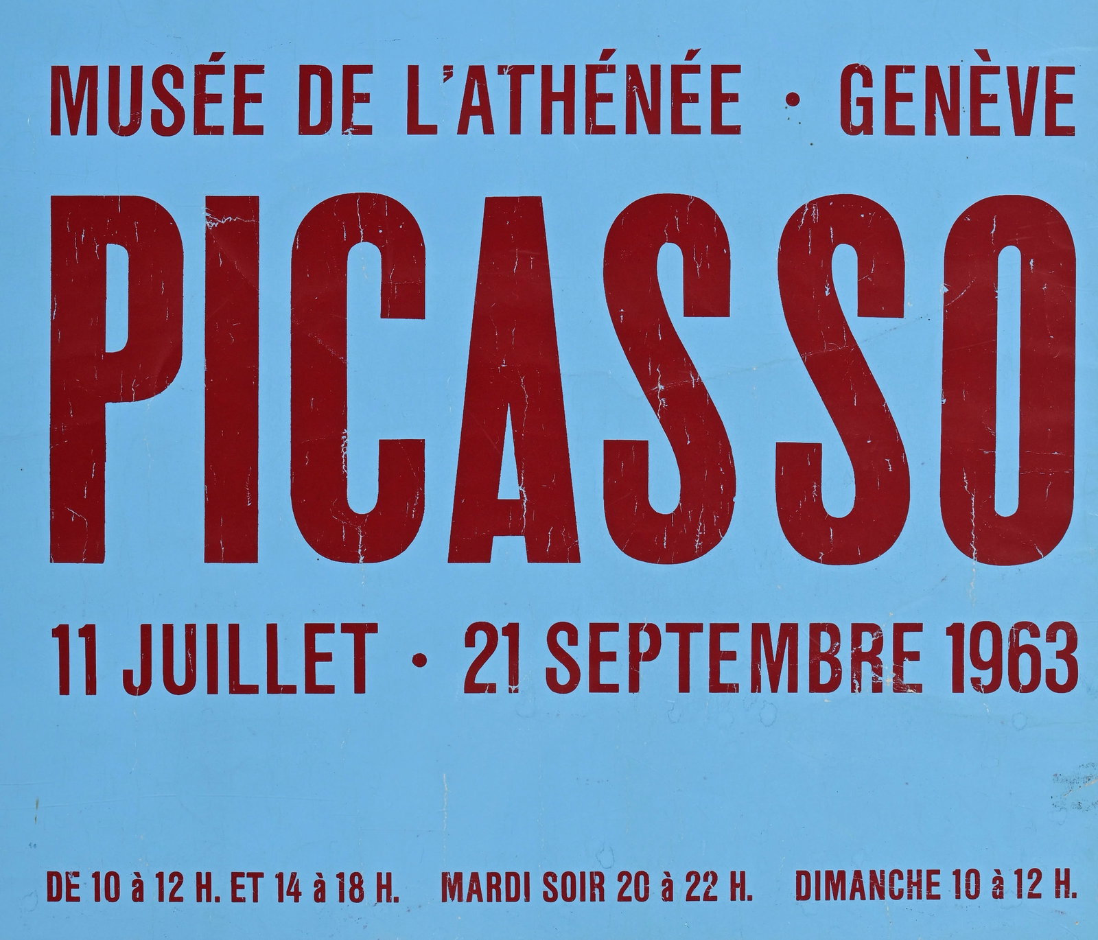 Pablo Picasso (1881-1973), d'après, Affiche pour le Musée de l'Athénée, \[1963\] - 4