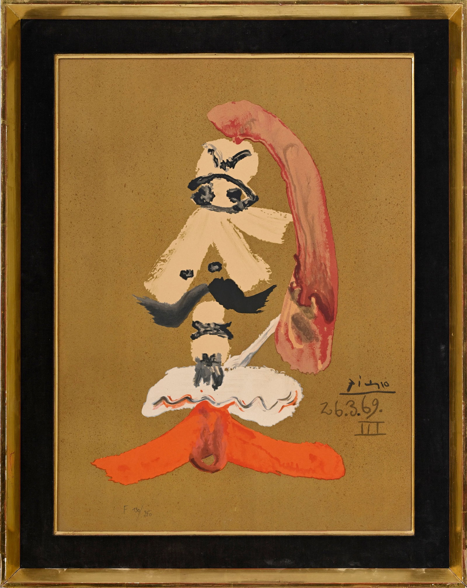Pablo Picasso (1881-1973), d'après, "Les portraits imaginaires - Le général", 1969, l - 2