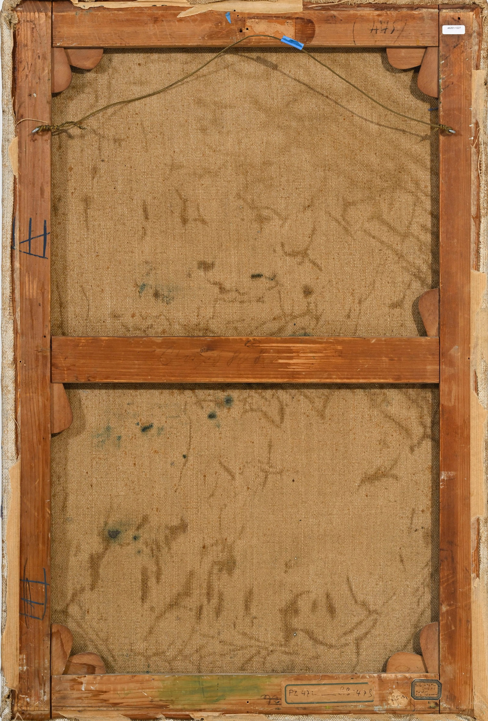 René Seyssaud (1867-1952), Bouquet d'anémones, huile sur toile, signée, 82x54,5 cm P - 4