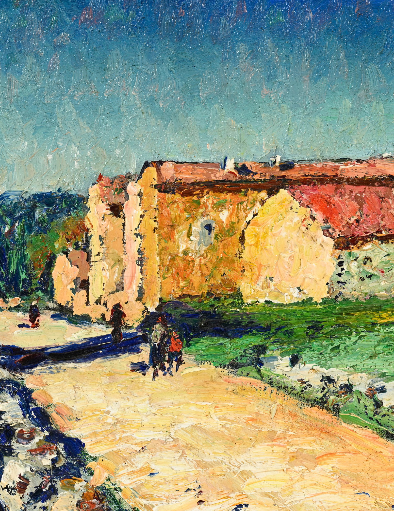 René Seyssaud (1867-1952), "Village en Provence", huile sur toile, signée, 38,5x61 cm Pro - 2