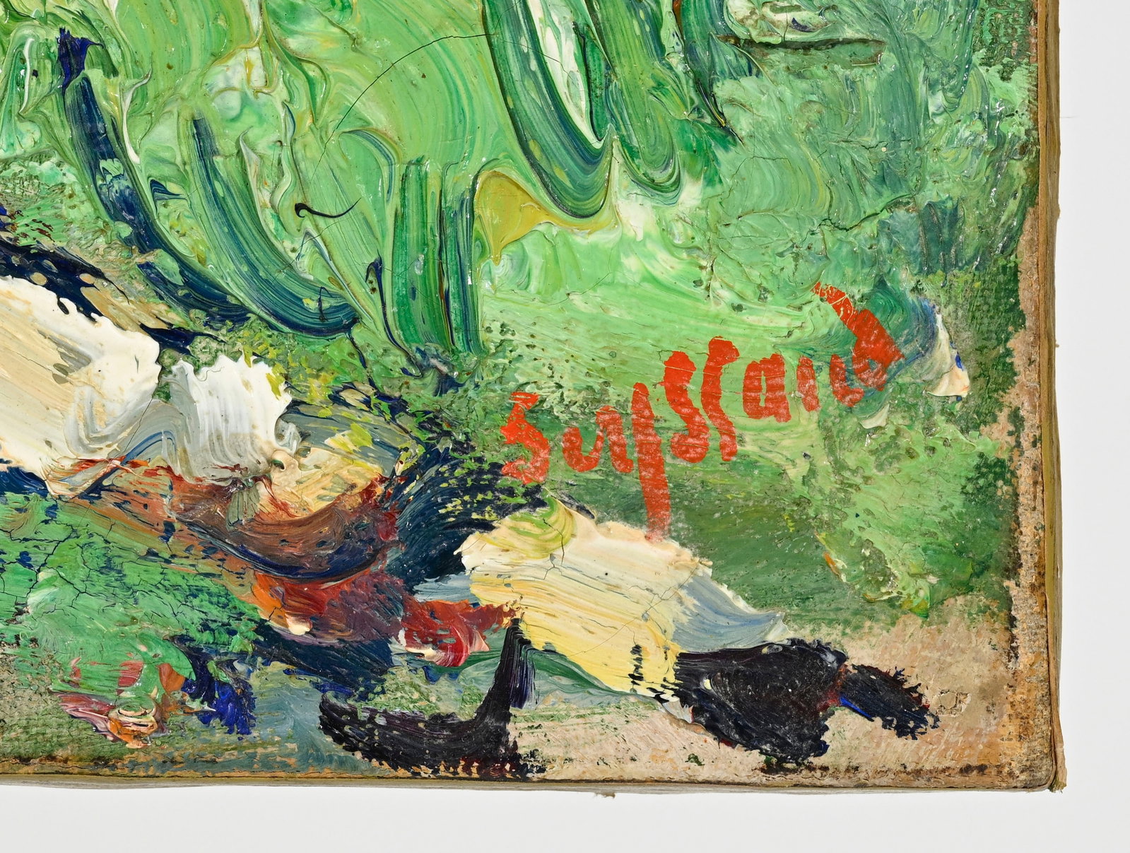 René Seyssaud (1867-1952), "Village en Provence", huile sur toile, signée, 38,5x61 cm Pro - 3