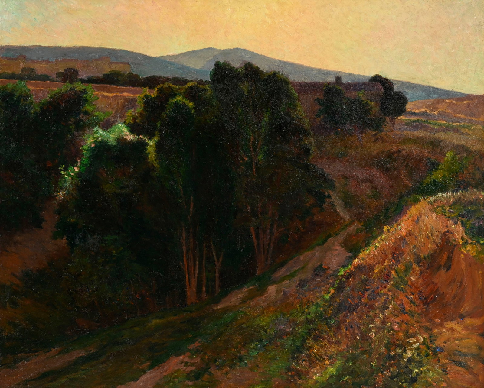 René Seyssaud (1867-1952), "Paysage aux environs d'Aurel", c. 1900, huile sur toile, 81x100 cm (1 of 4)