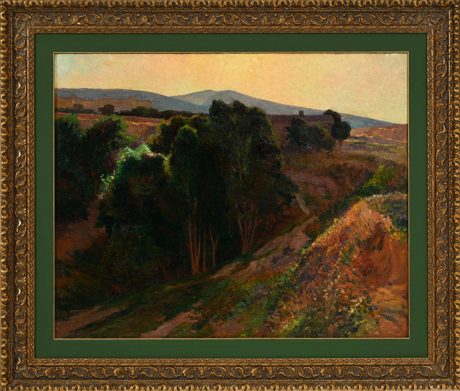 René Seyssaud (1867-1952), "Paysage aux environs d'Aurel", c. 1900, huile sur toile, 81x100 cm - 2