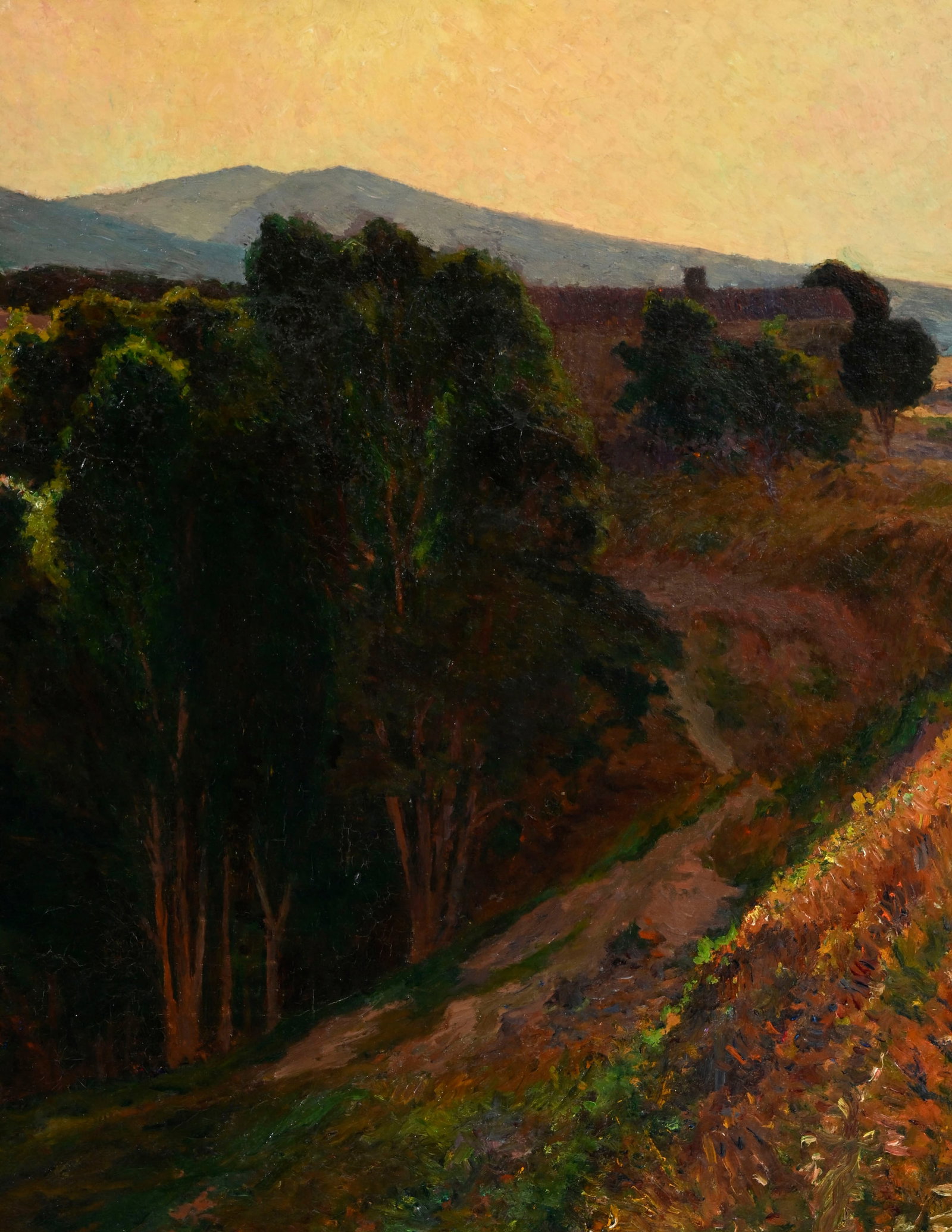 René Seyssaud (1867-1952), "Paysage aux environs d'Aurel", c. 1900, huile sur toile, 81x100 cm - 3