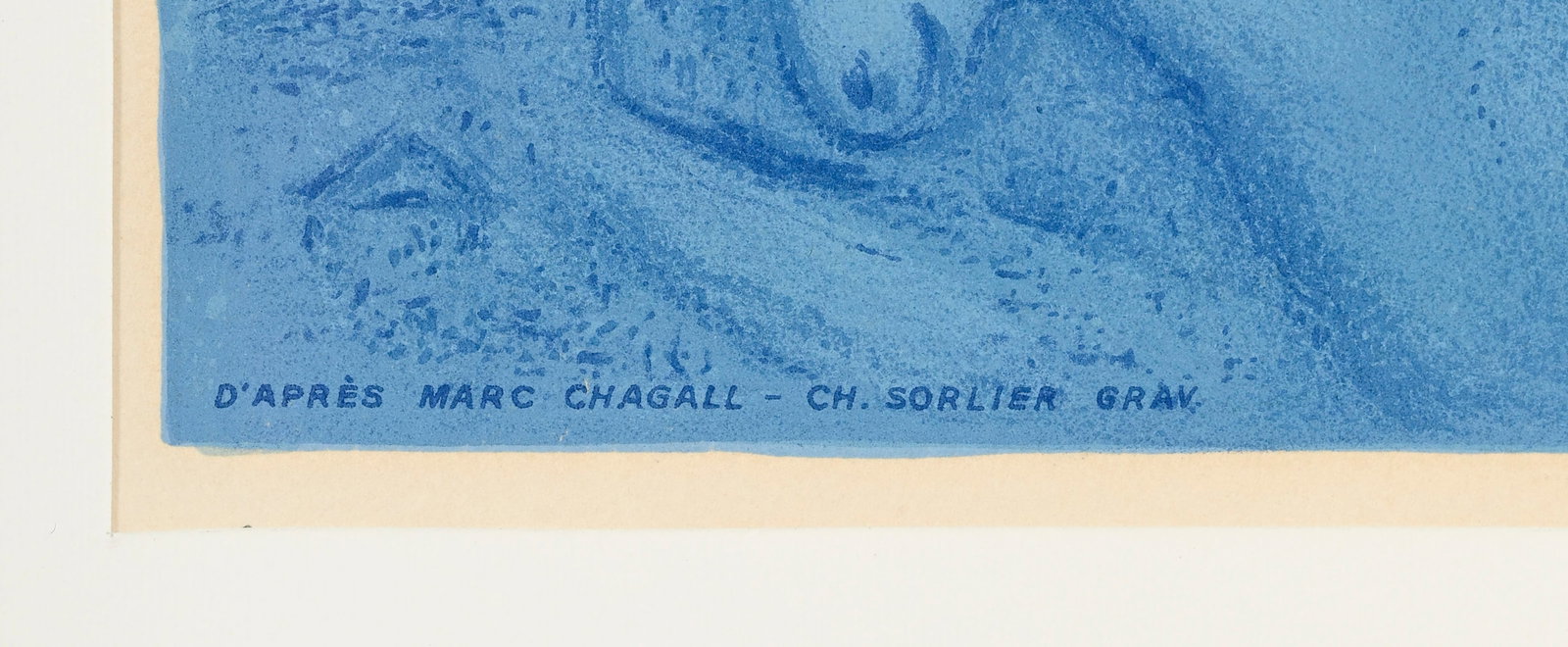 Marc Chagall (1887-1985), "Les glaïeuls", 1965, lithographie en couleurs, gravée par Ch. S - 4