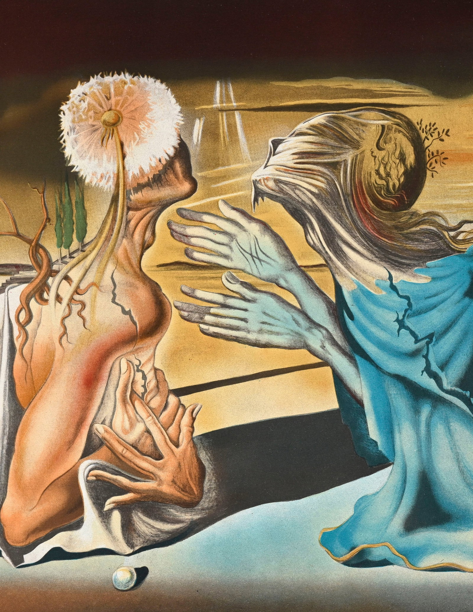 Salvador Dali (1904-1989), d'après, "Tristan et Iseut", lithographie en couleurs, signée e - 3